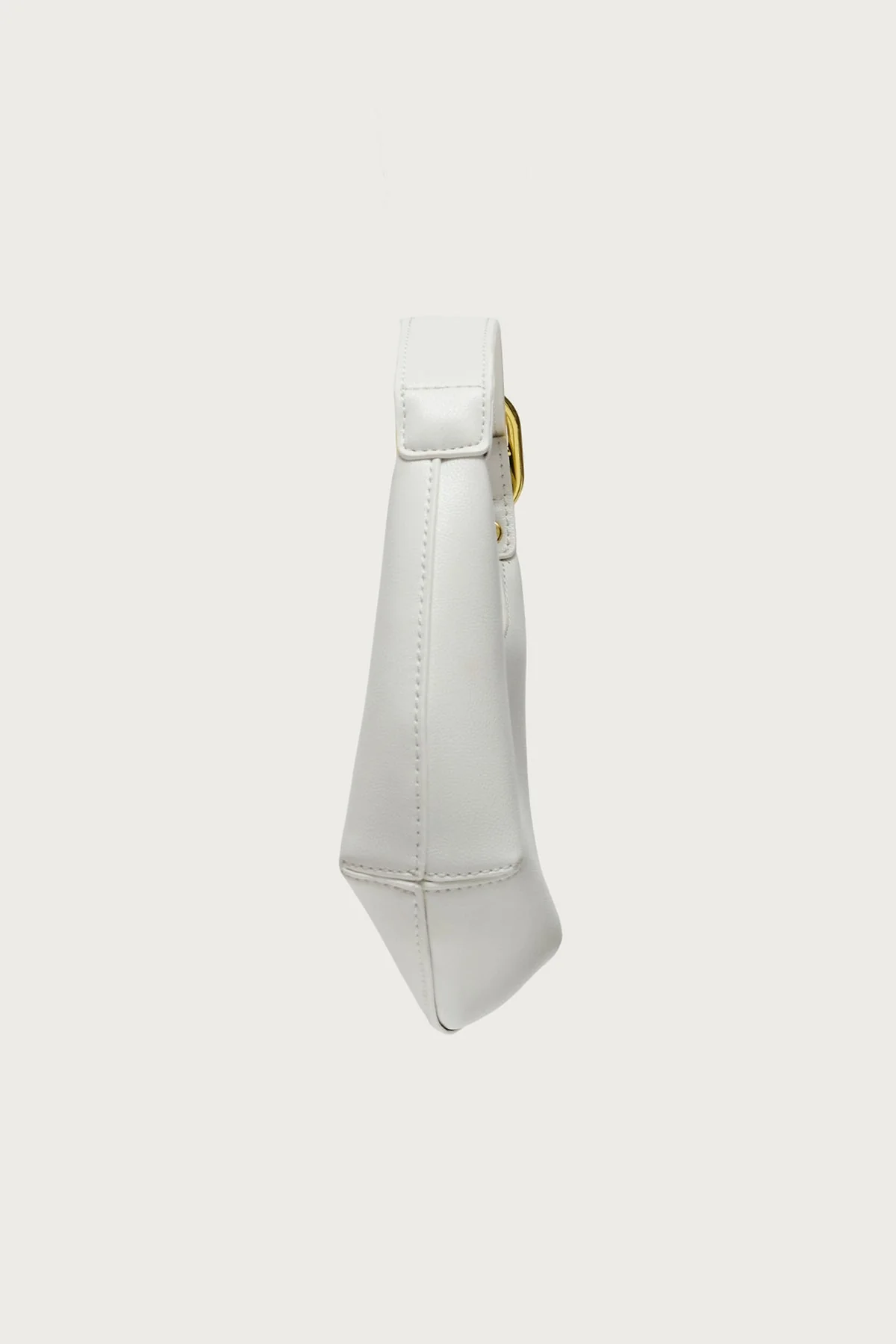 Buckle Strap Faux Leather Bag - Image 4