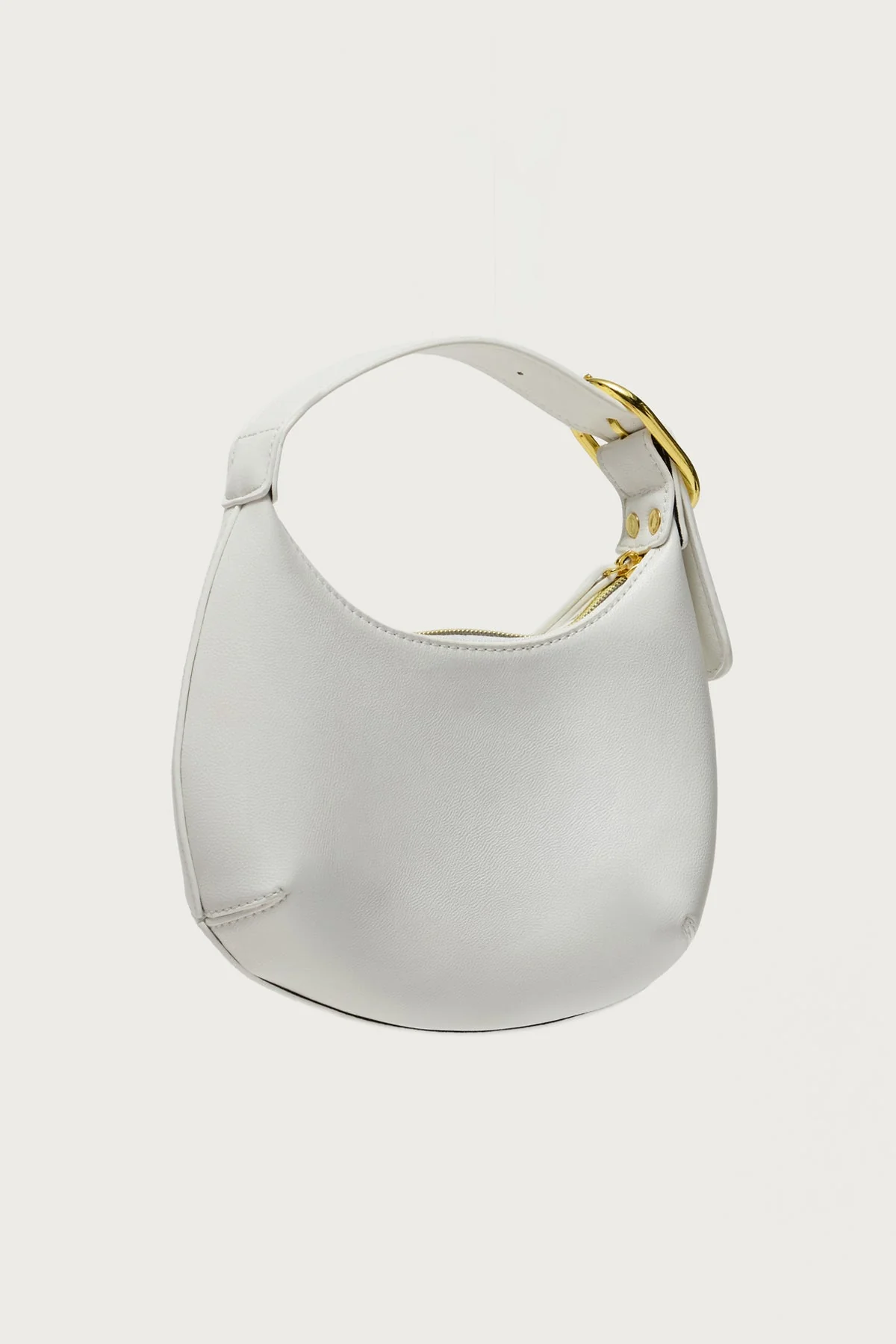 Buckle Strap Faux Leather Bag - Image 5