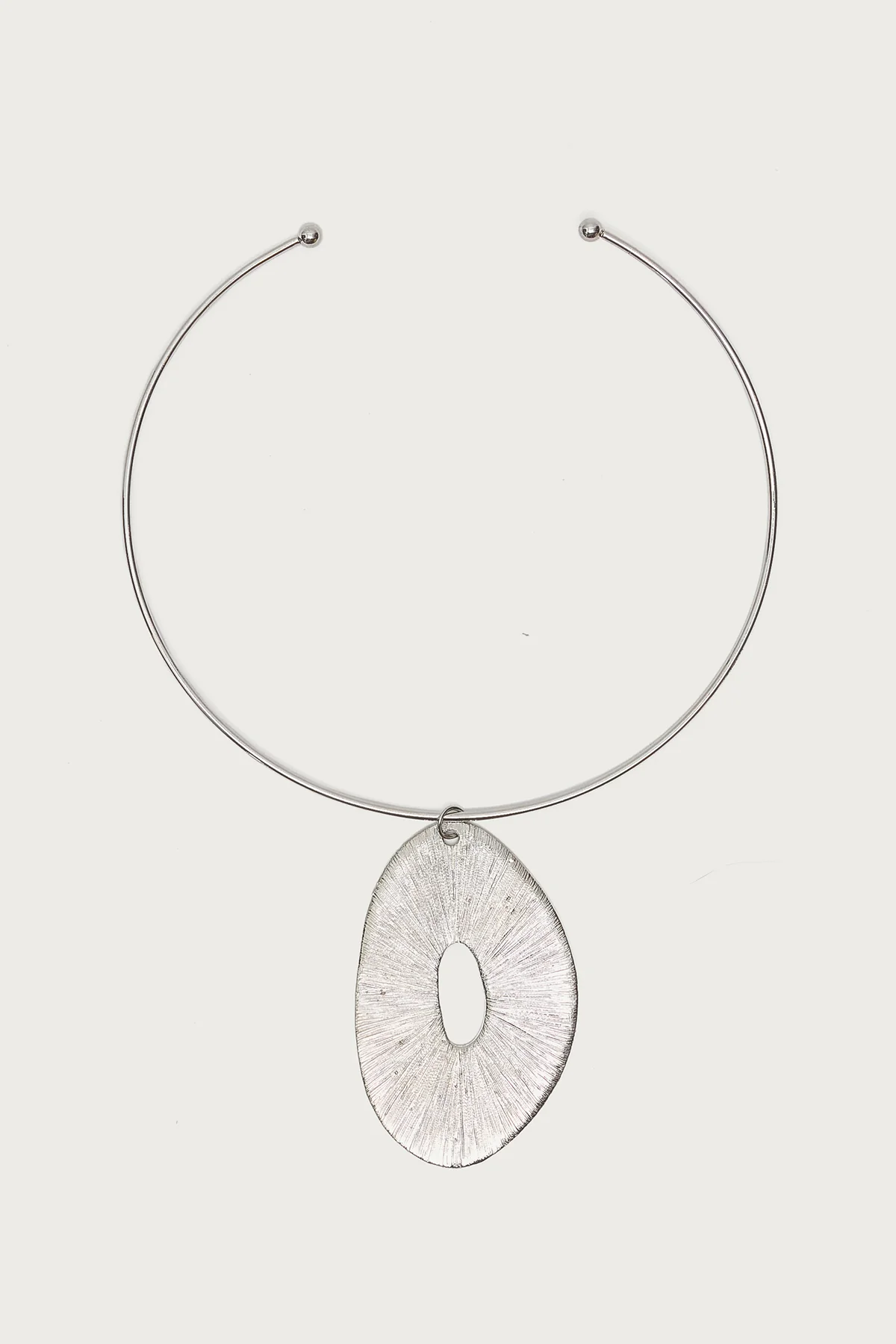 Abstract Pendant Cuff Necklace - Image 2