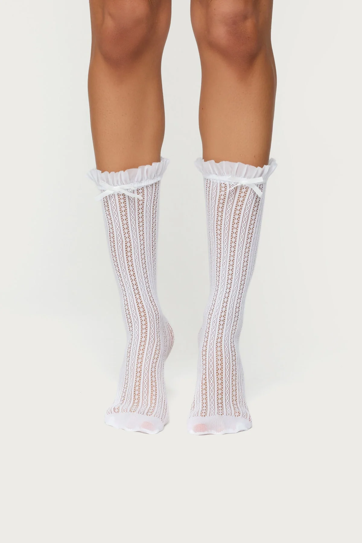 Sheer Lace Socks - Image 3