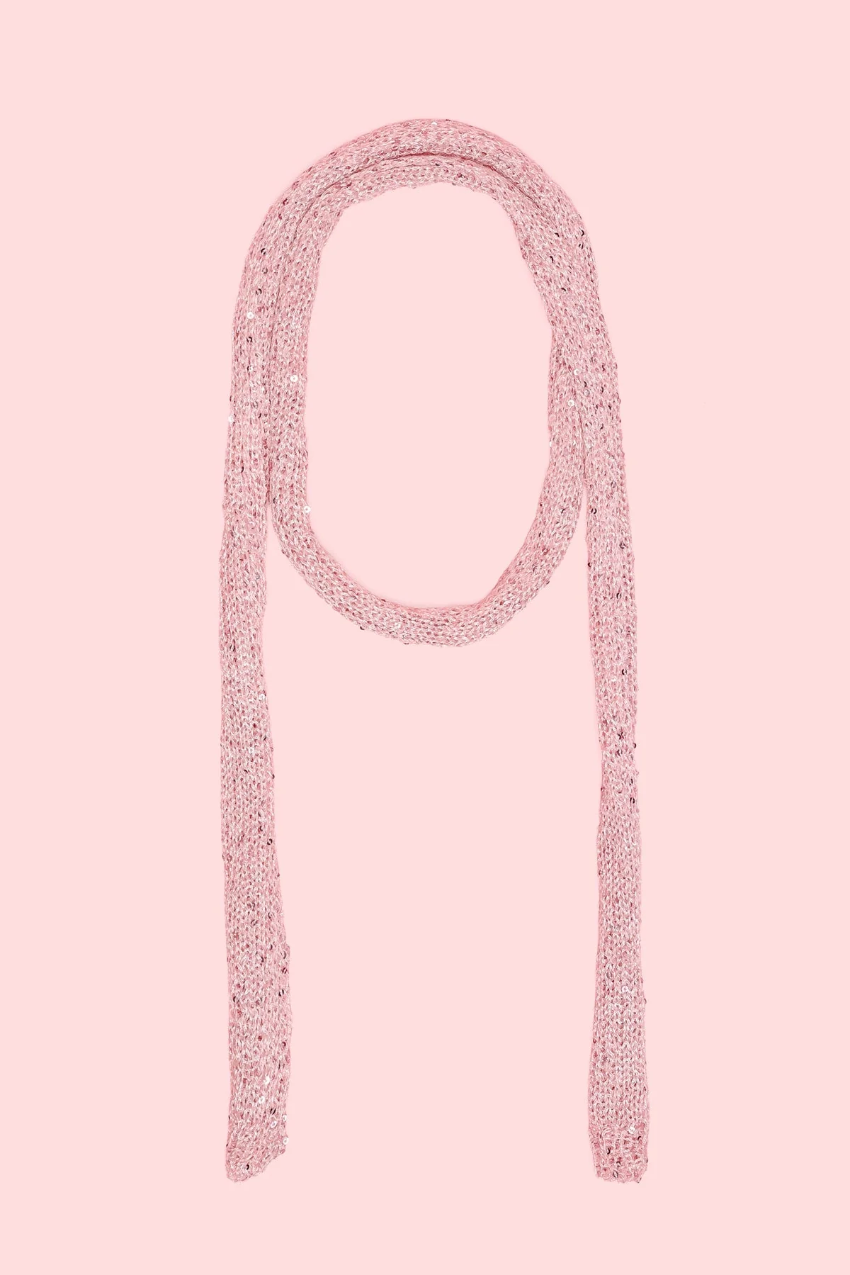 Barbie™ Sequin Knit Skinny Scarf - Image 2