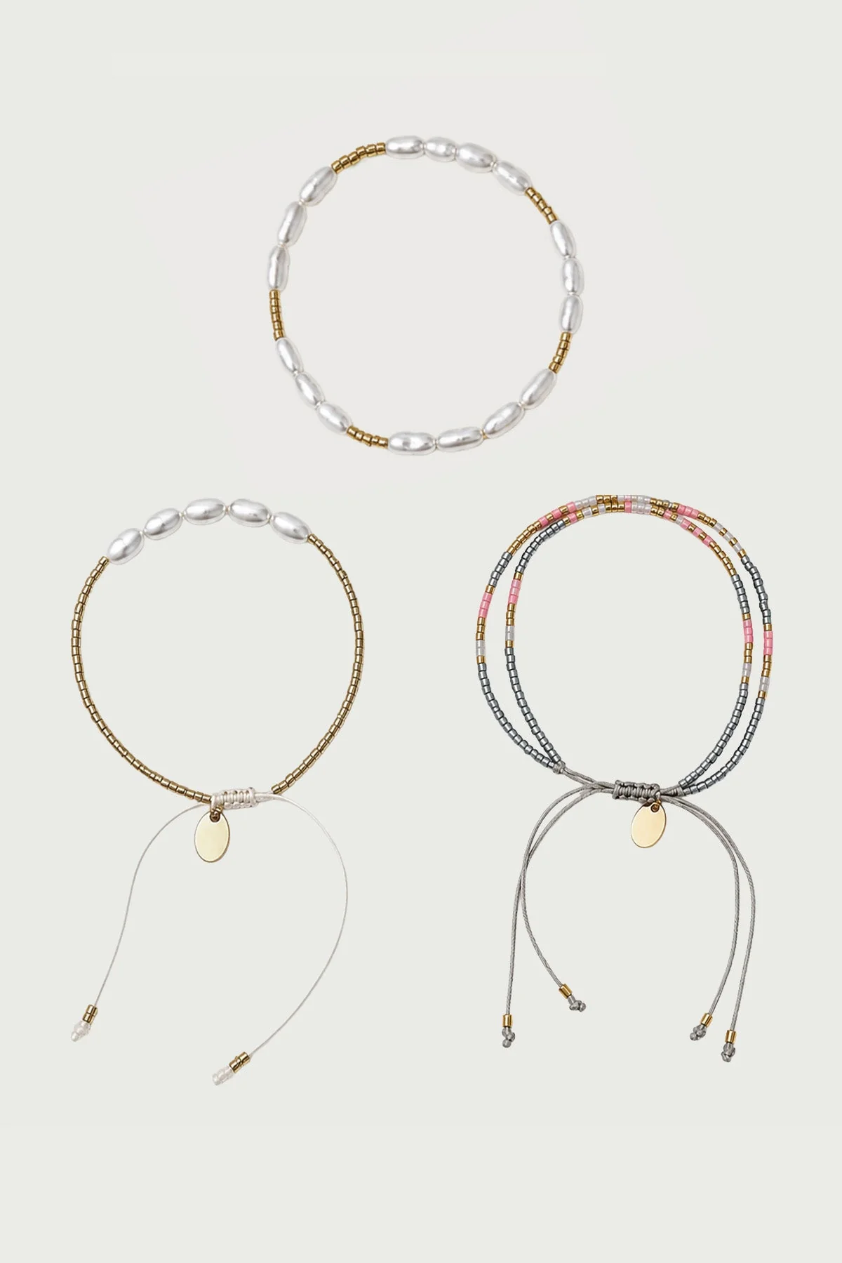 Beaded Pearly Bracelet Pack - Image 2