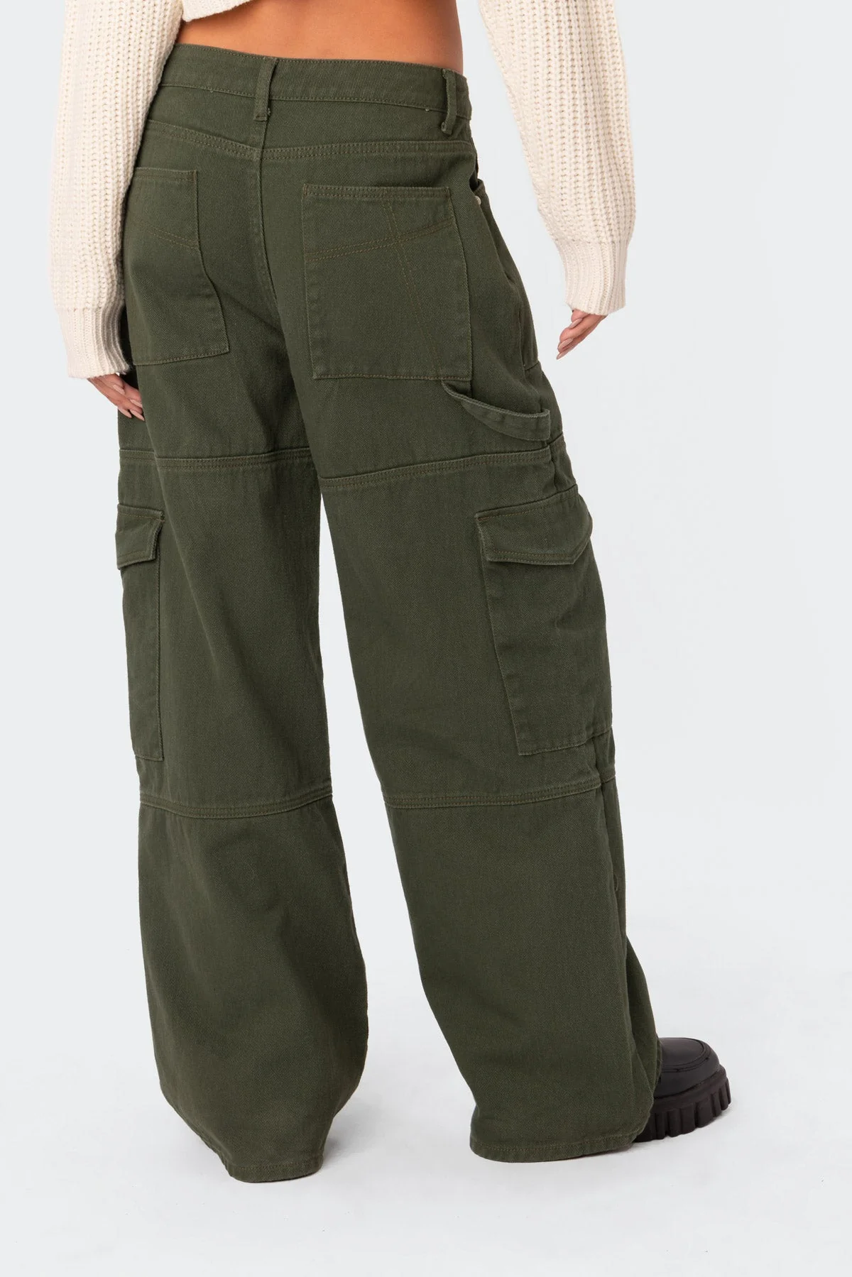 Ember Denim Cargo Trousers - Image 5