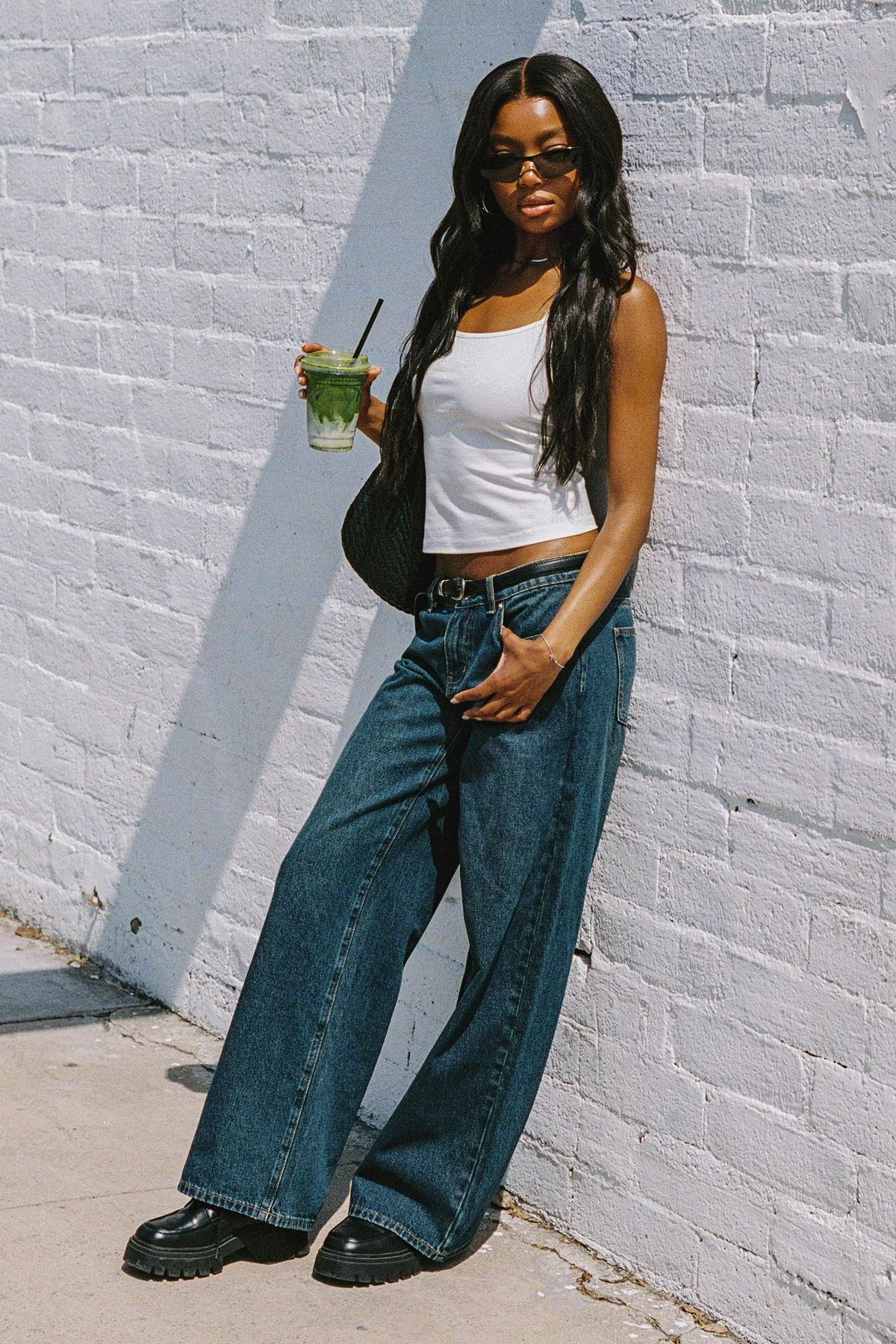Raelynn Washed Low Rise Baggy Jeans - Image 2
