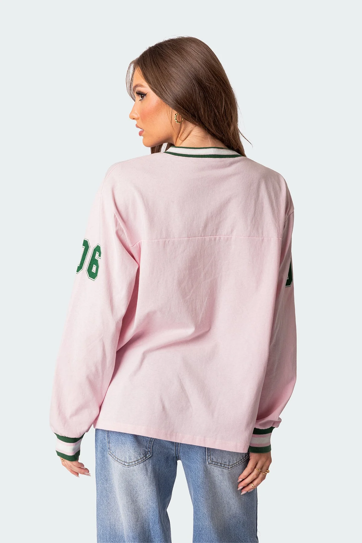 Cali Oversized Baseball T Shirt - Image 4