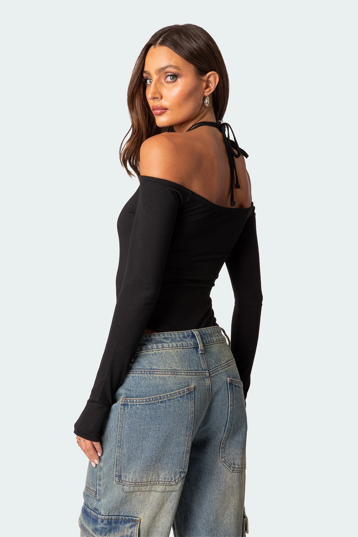Model Off Duty Ribbed Bodysuit - Image 4