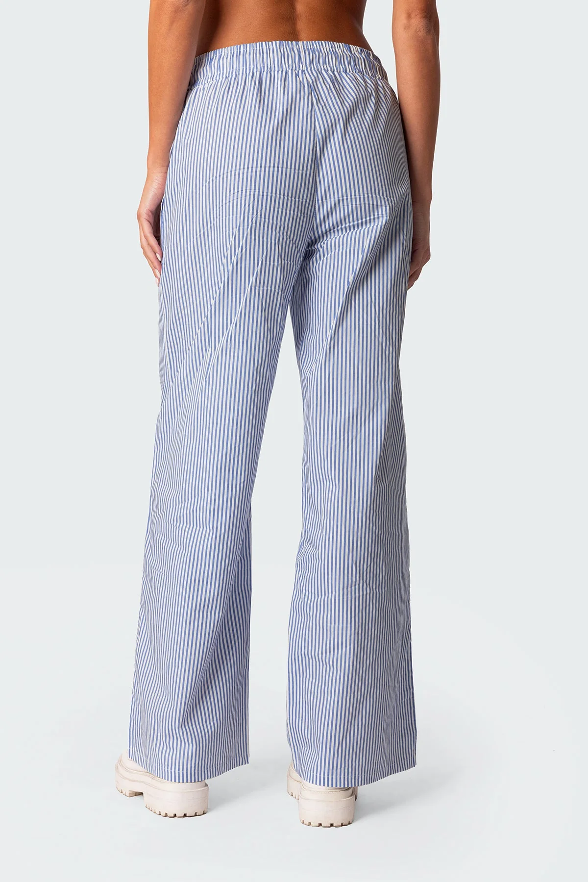 Pinstripe Trousers - Image 4