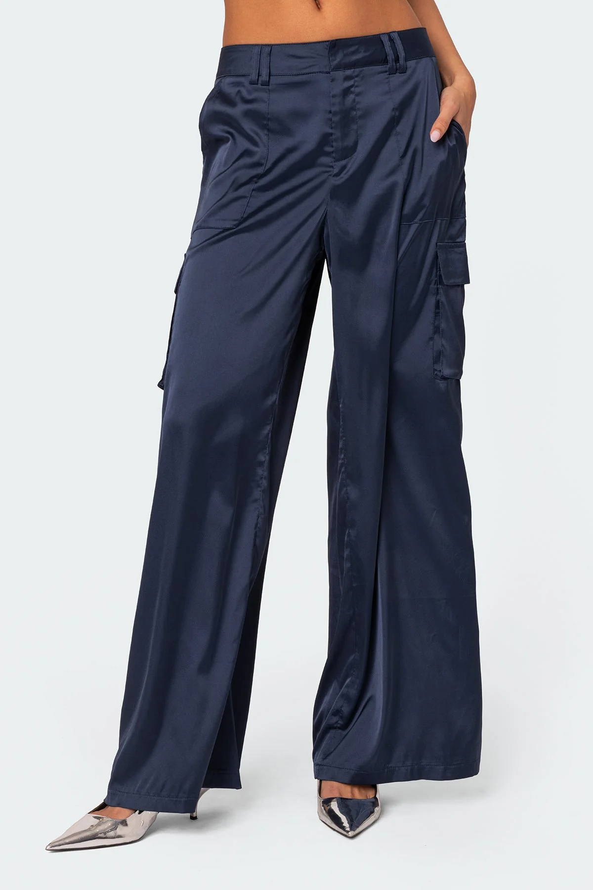 Kelsey Satin Trousers - Image 2
