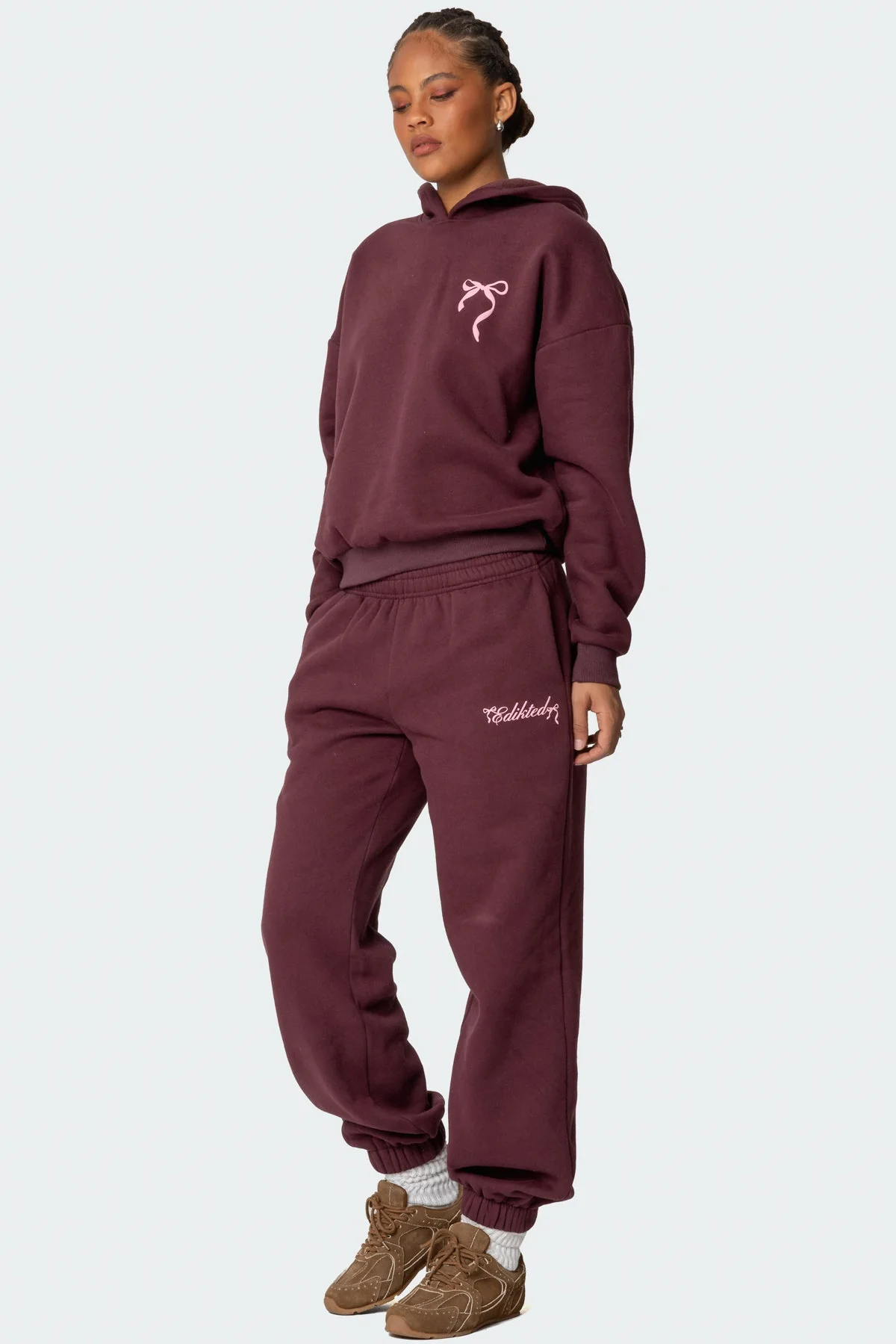 Sasha Bow Detail Joggers - Image 4