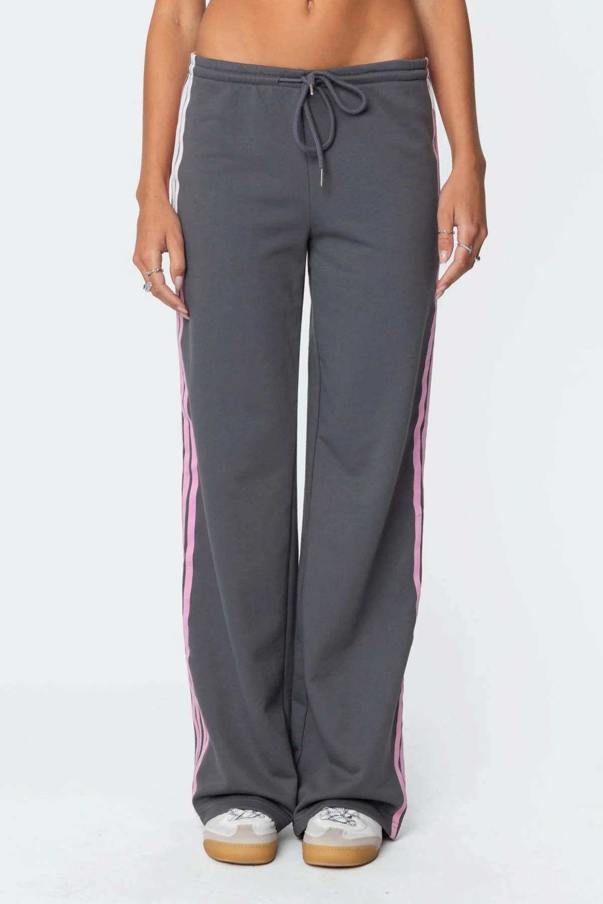 Averie Contrast Striped Joggers - Image 2