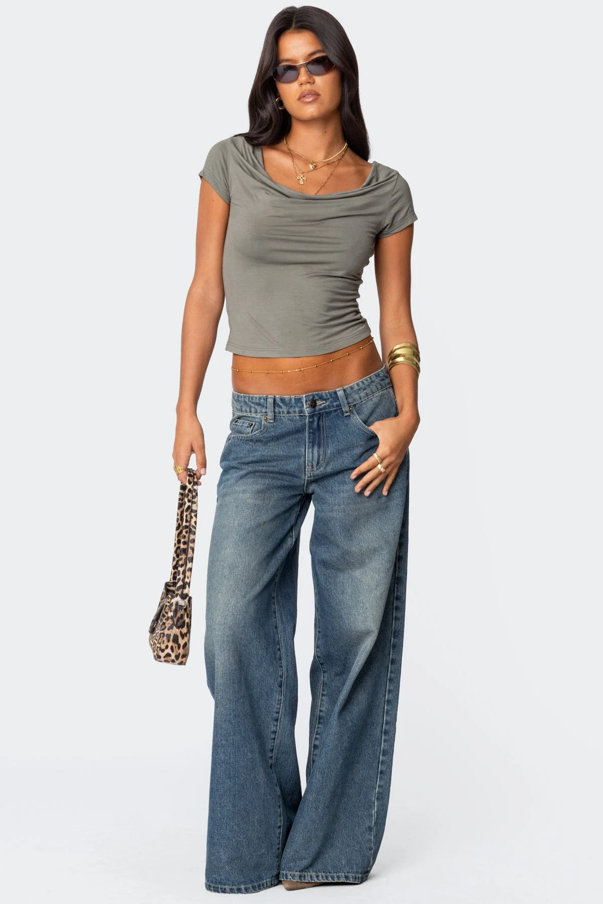Javi Cowl Neck Top - Image 2