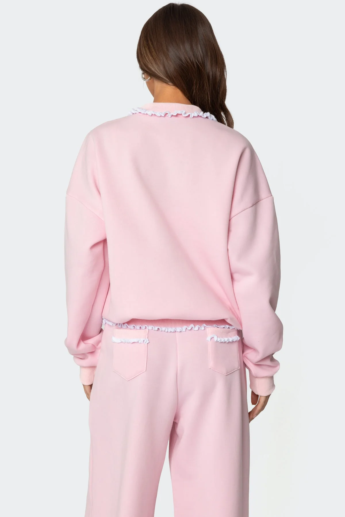 Ashtin Ruffle Trim Sweatshirt - Image 5