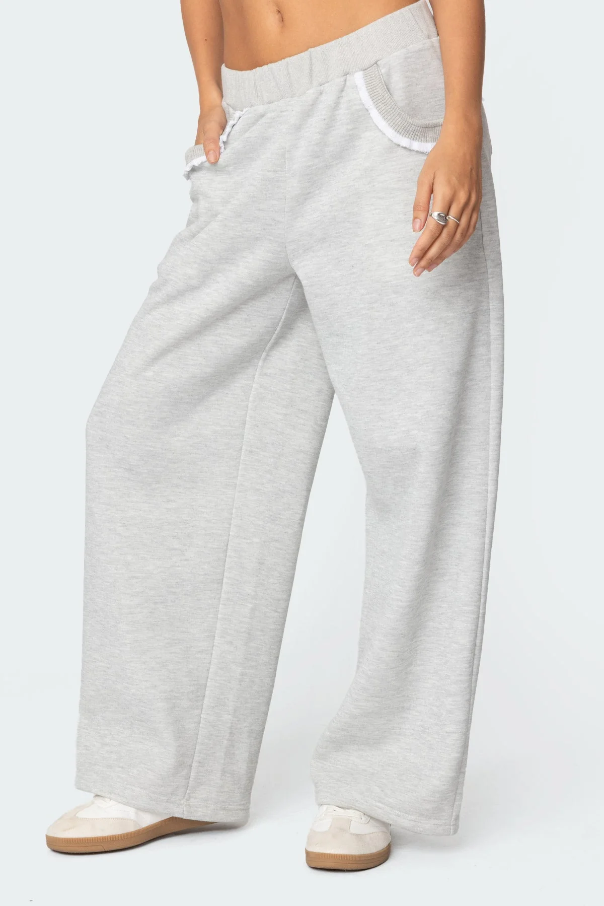 Ashtin Ruffle Trim Joggers - Image 2
