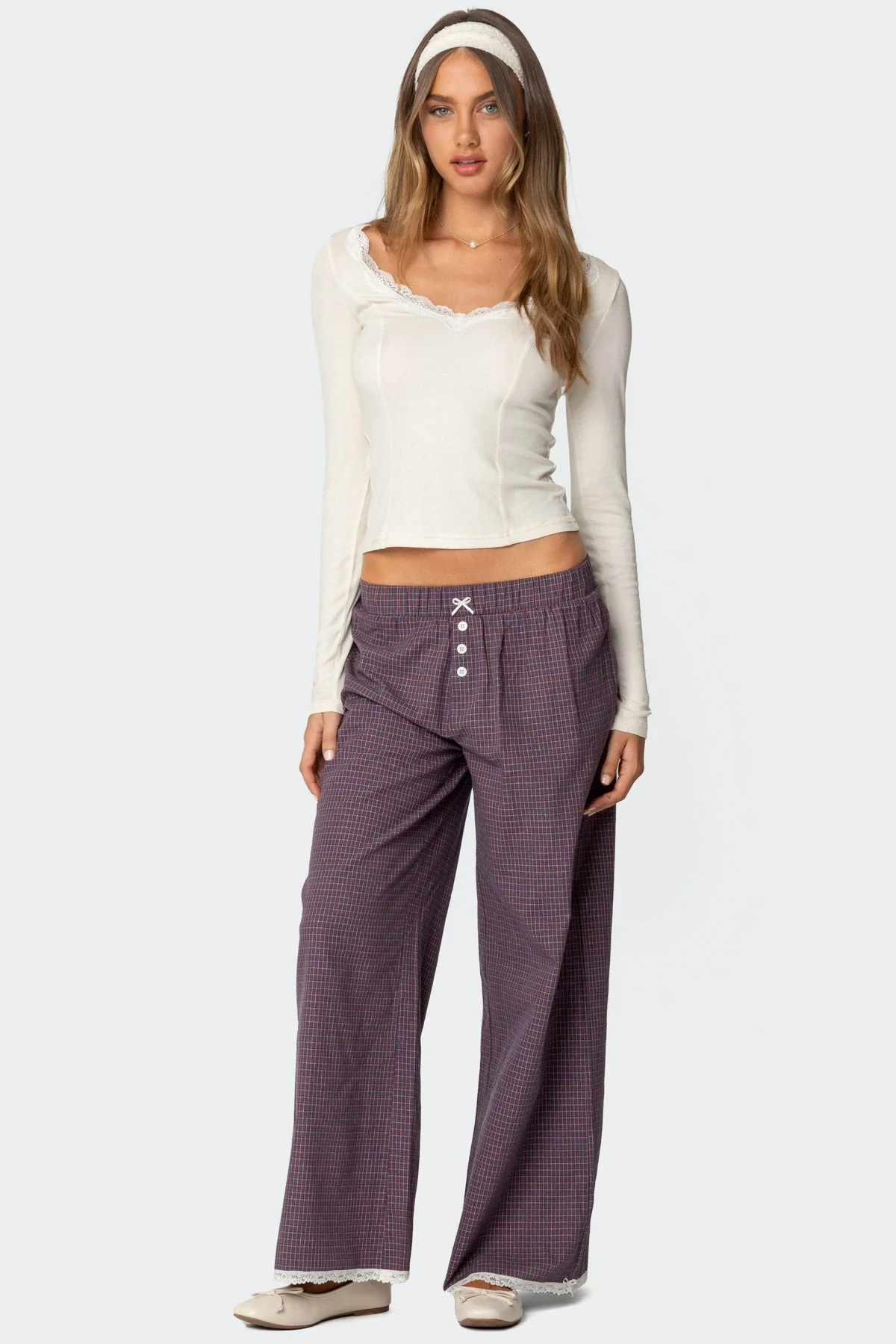 Dakota Plaid Trousers