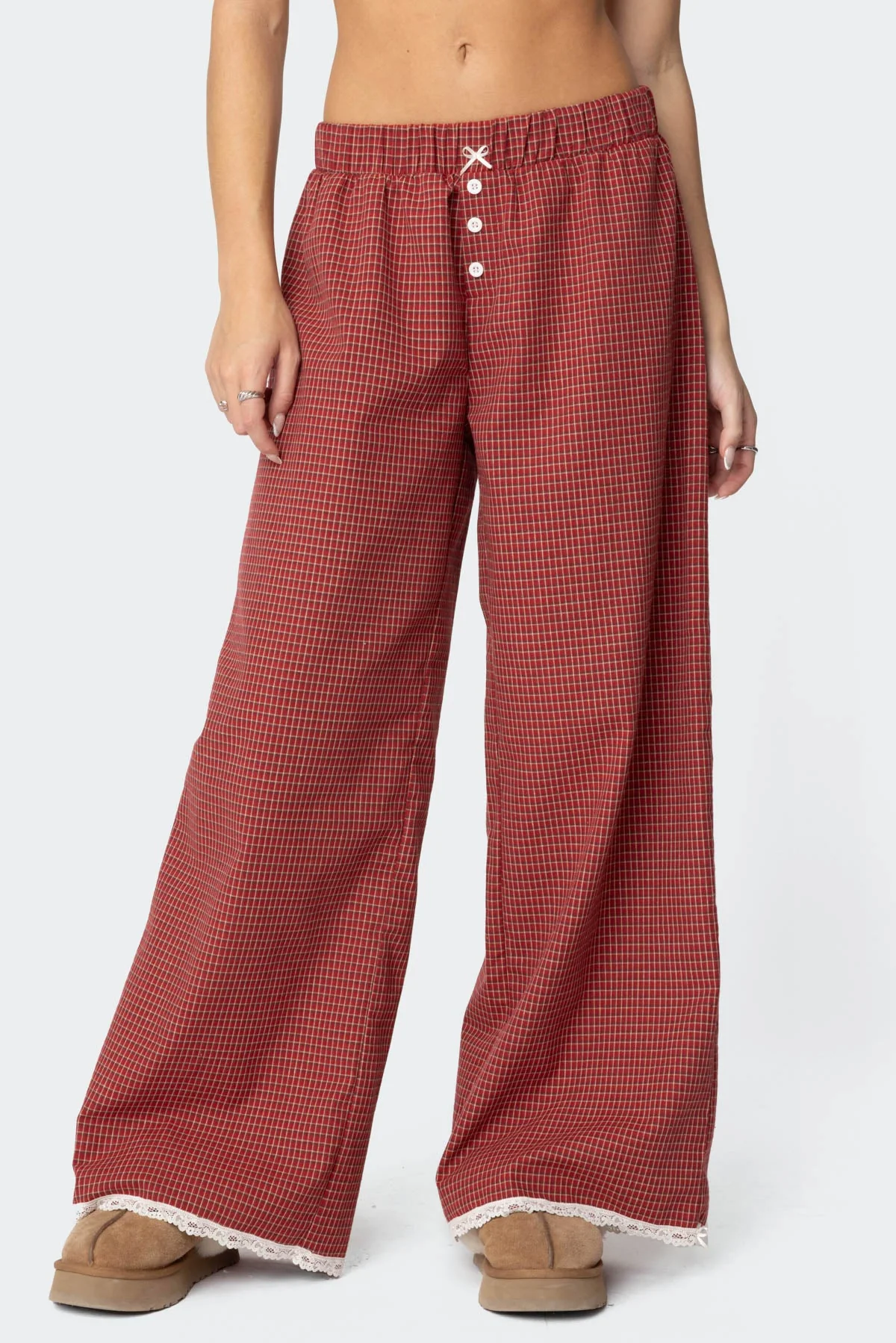 Dakota Plaid Trousers - Image 2