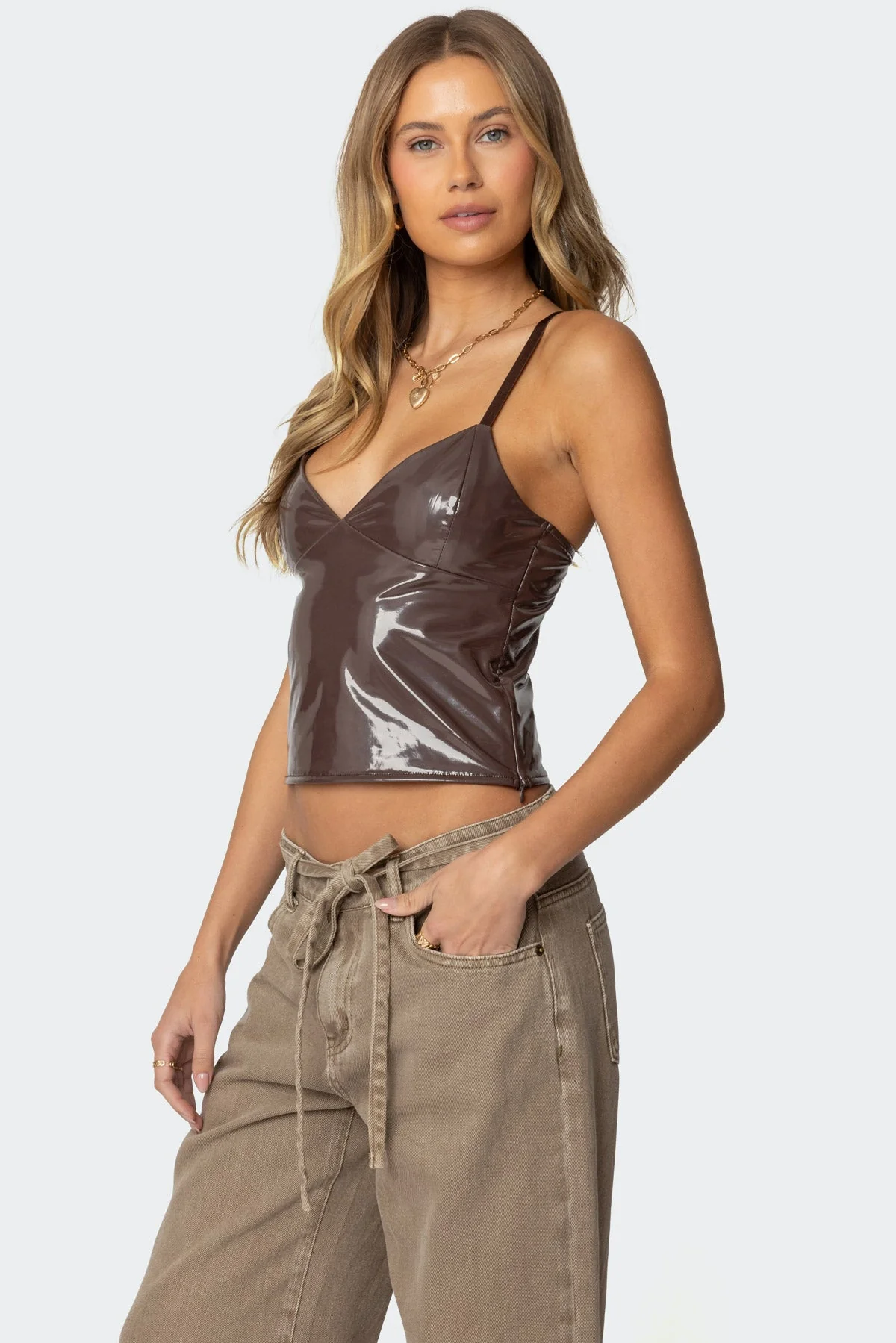Carmie Vinyl Tank Top - Image 4