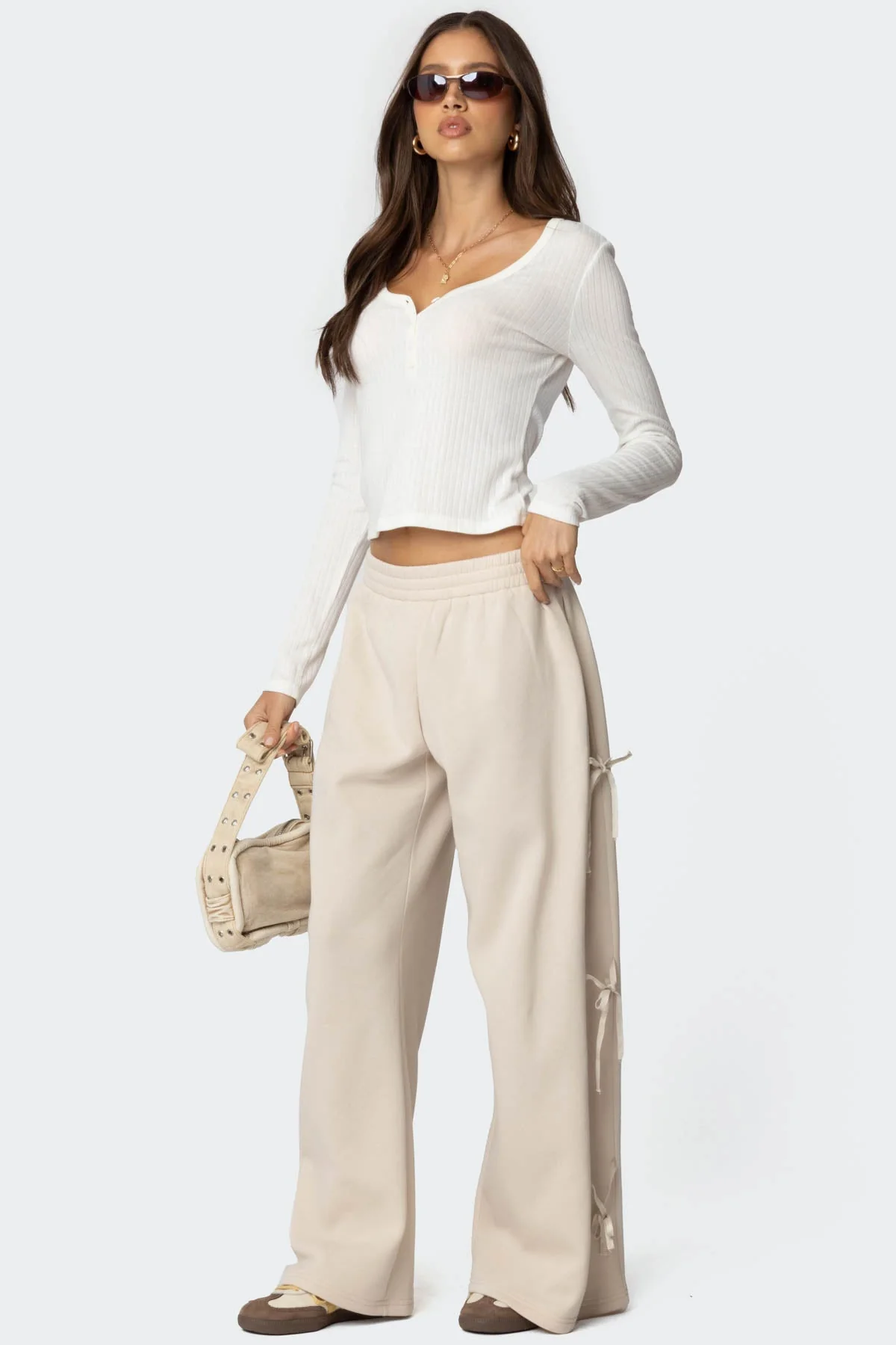Claudette Baggy Ribbon Joggers