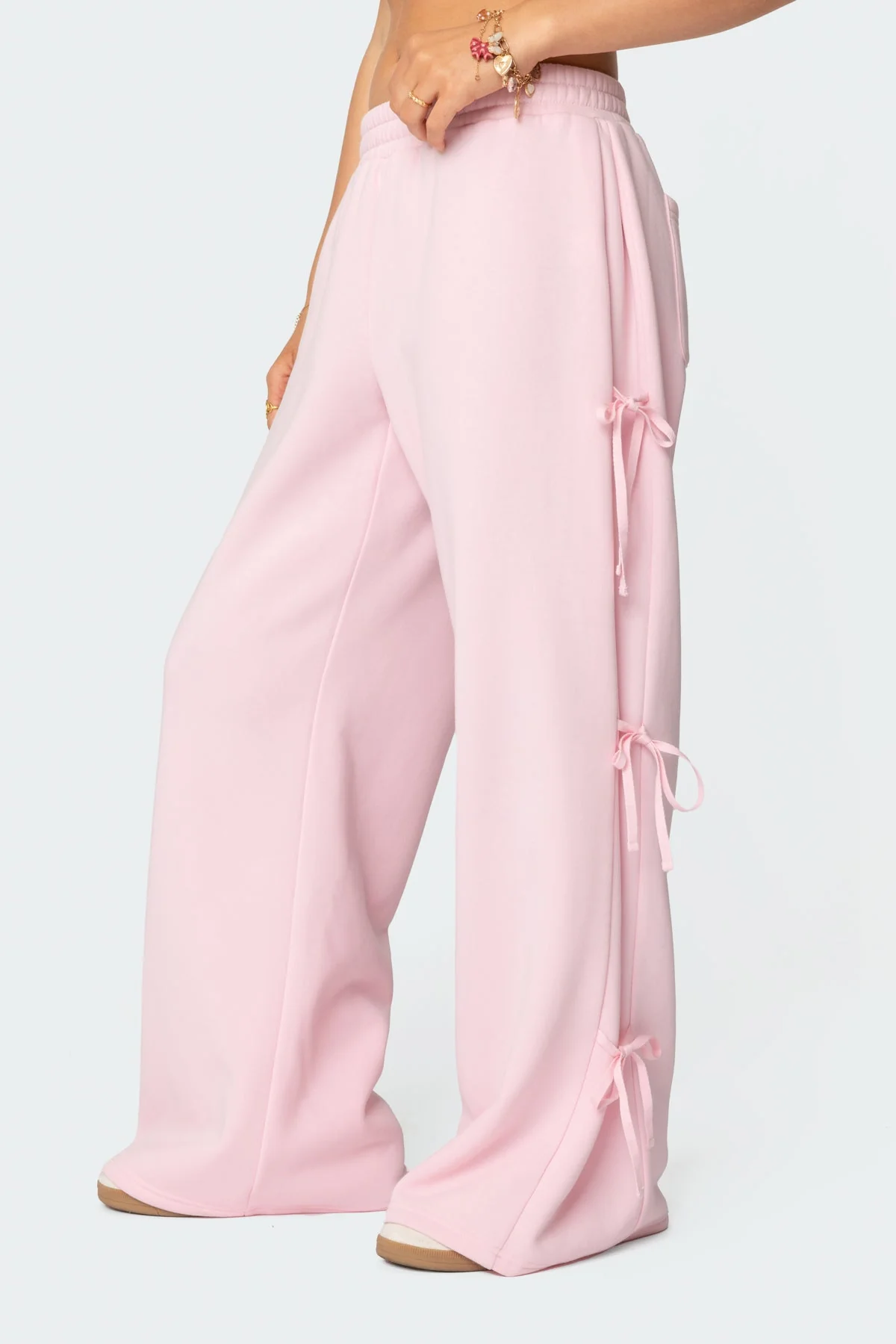 Claudette Baggy Ribbon Joggers - Image 2