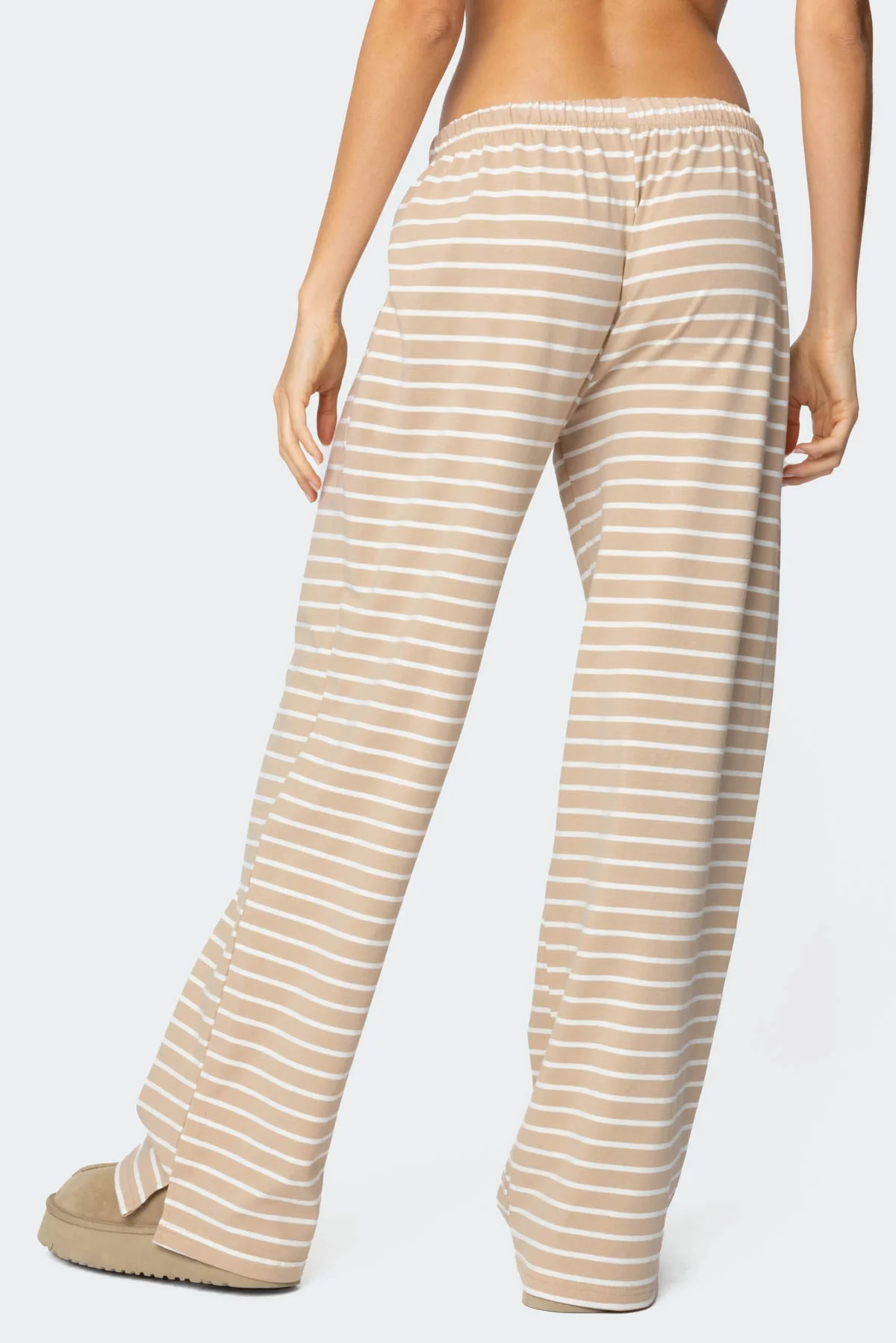 Jona Stripey Slit Trousers - Image 5