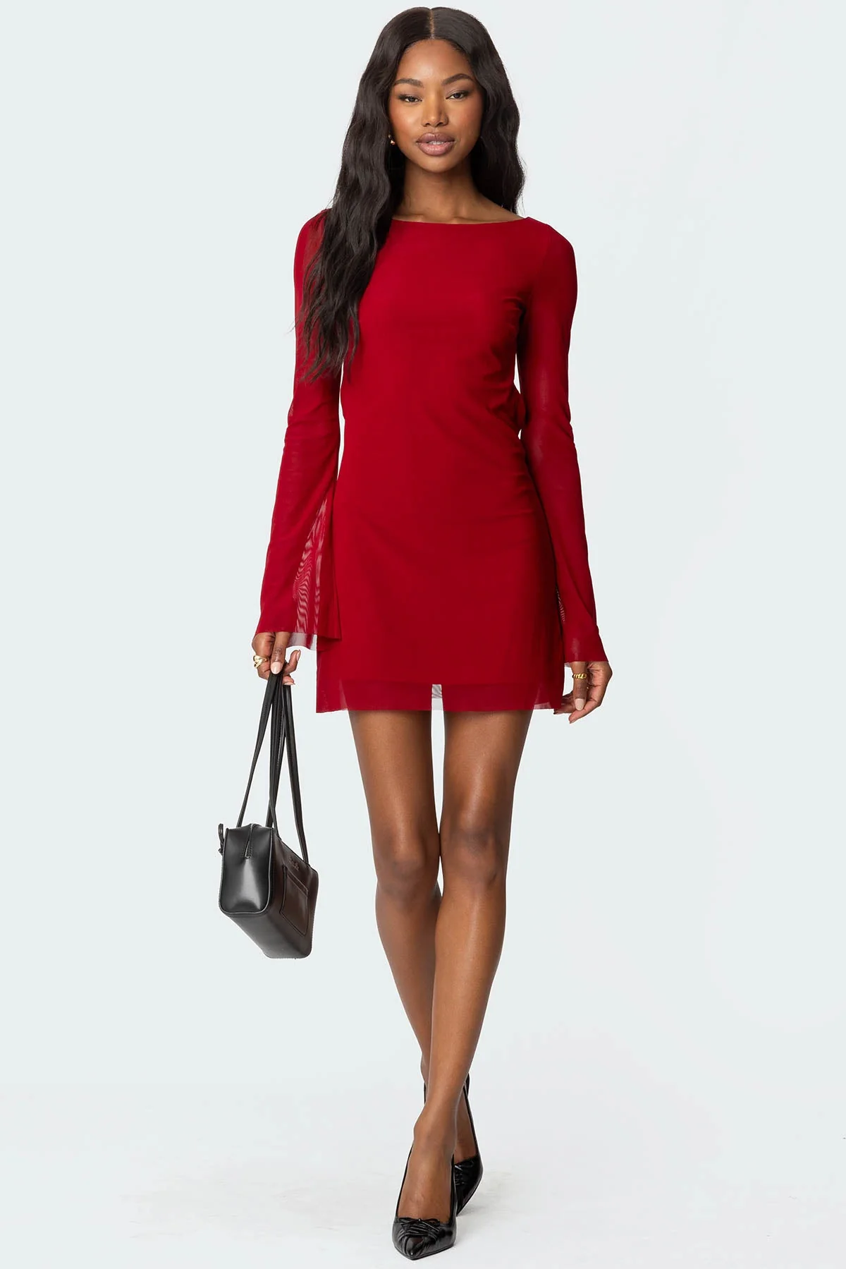 Reena Backless Mini Dress - Image 2
