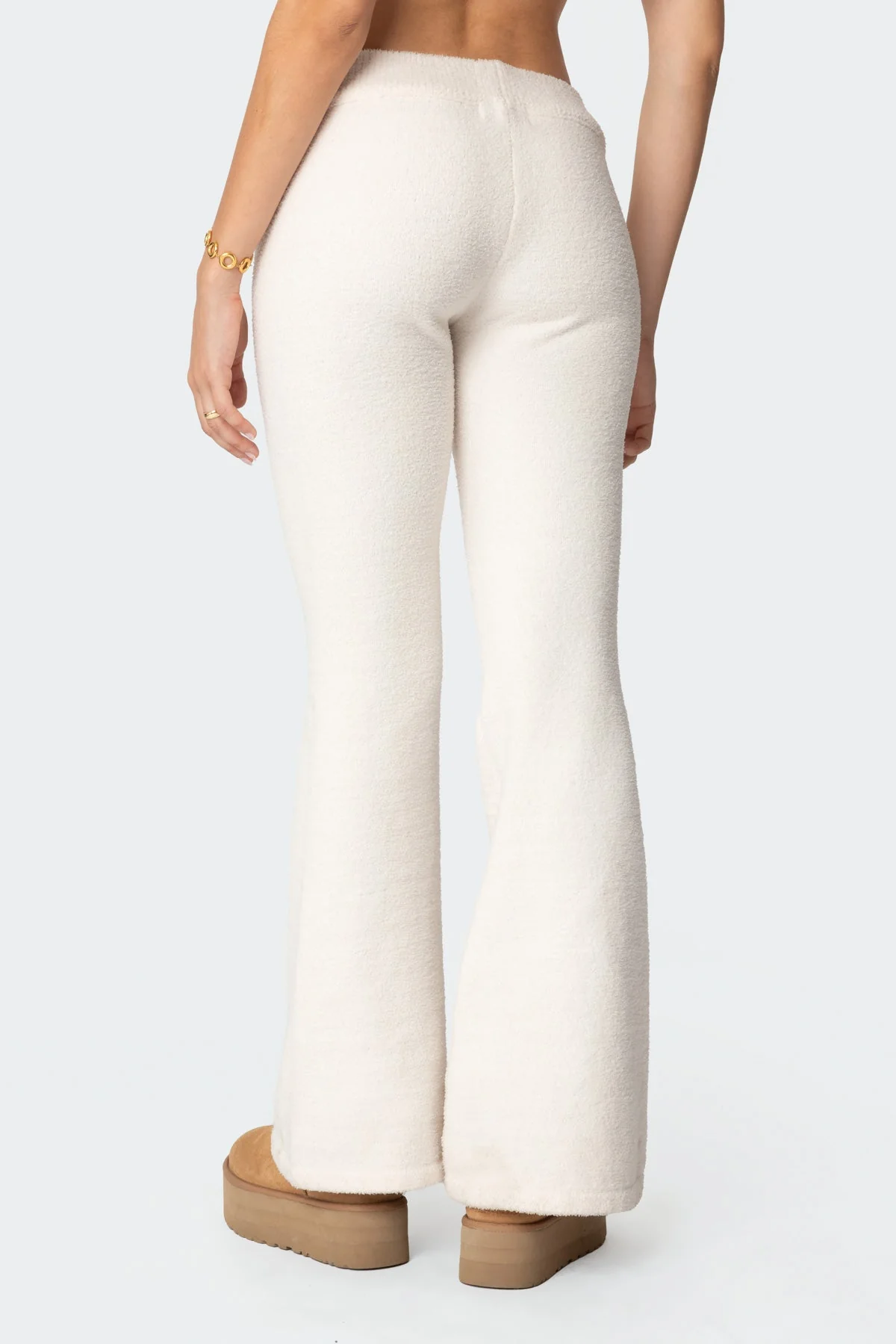 Plush Flared Trousers - Image 5