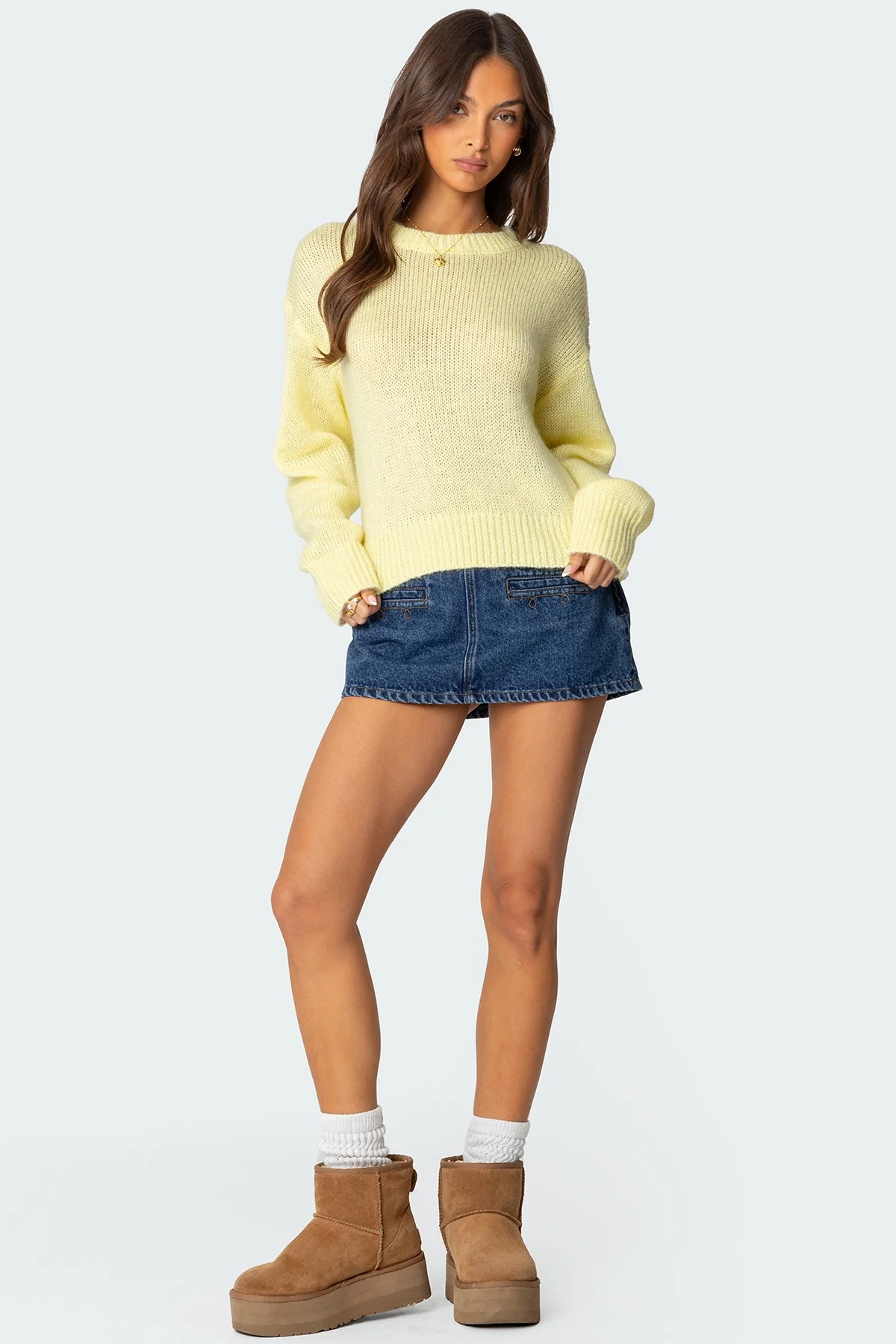 Anita Denim Mini Skort - Image 5