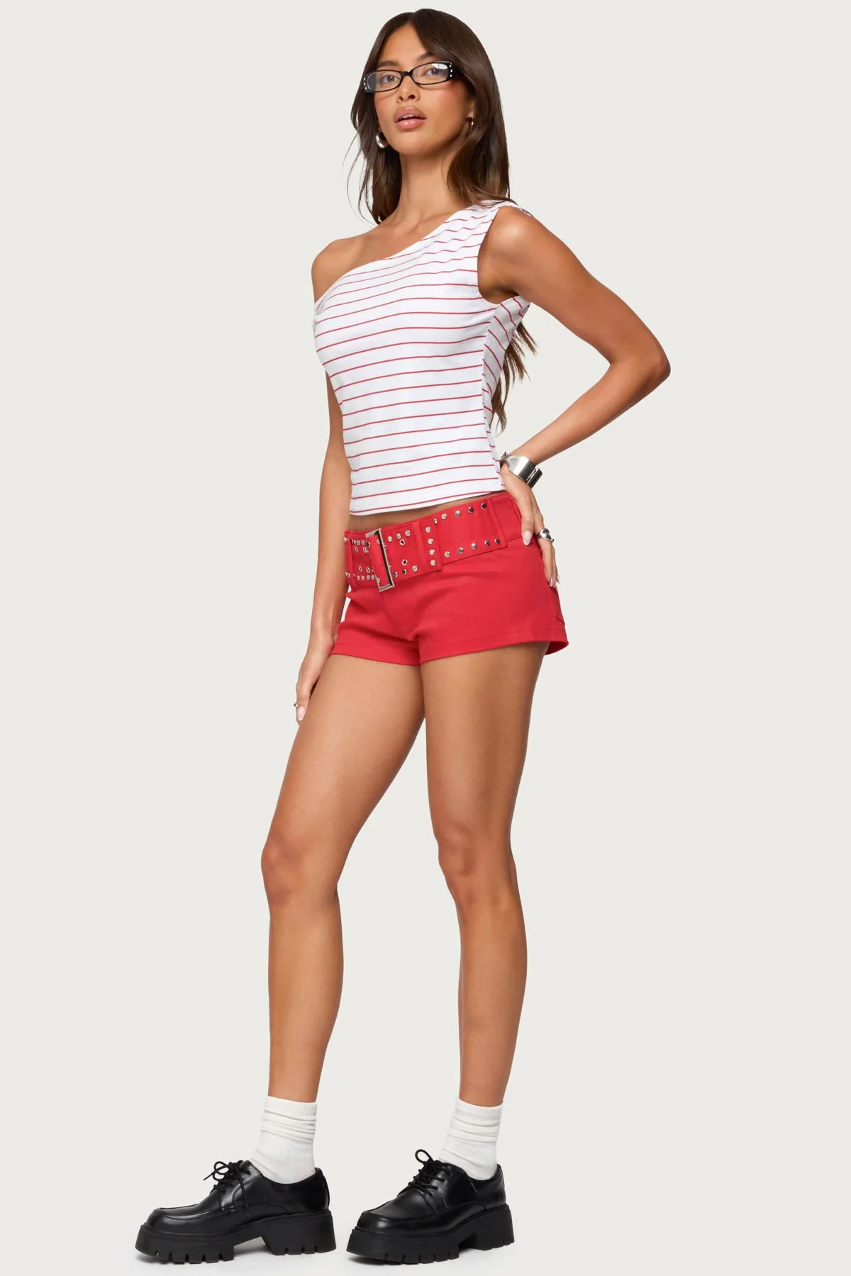 Keryn Striped Off Shoulder Top - Image 4