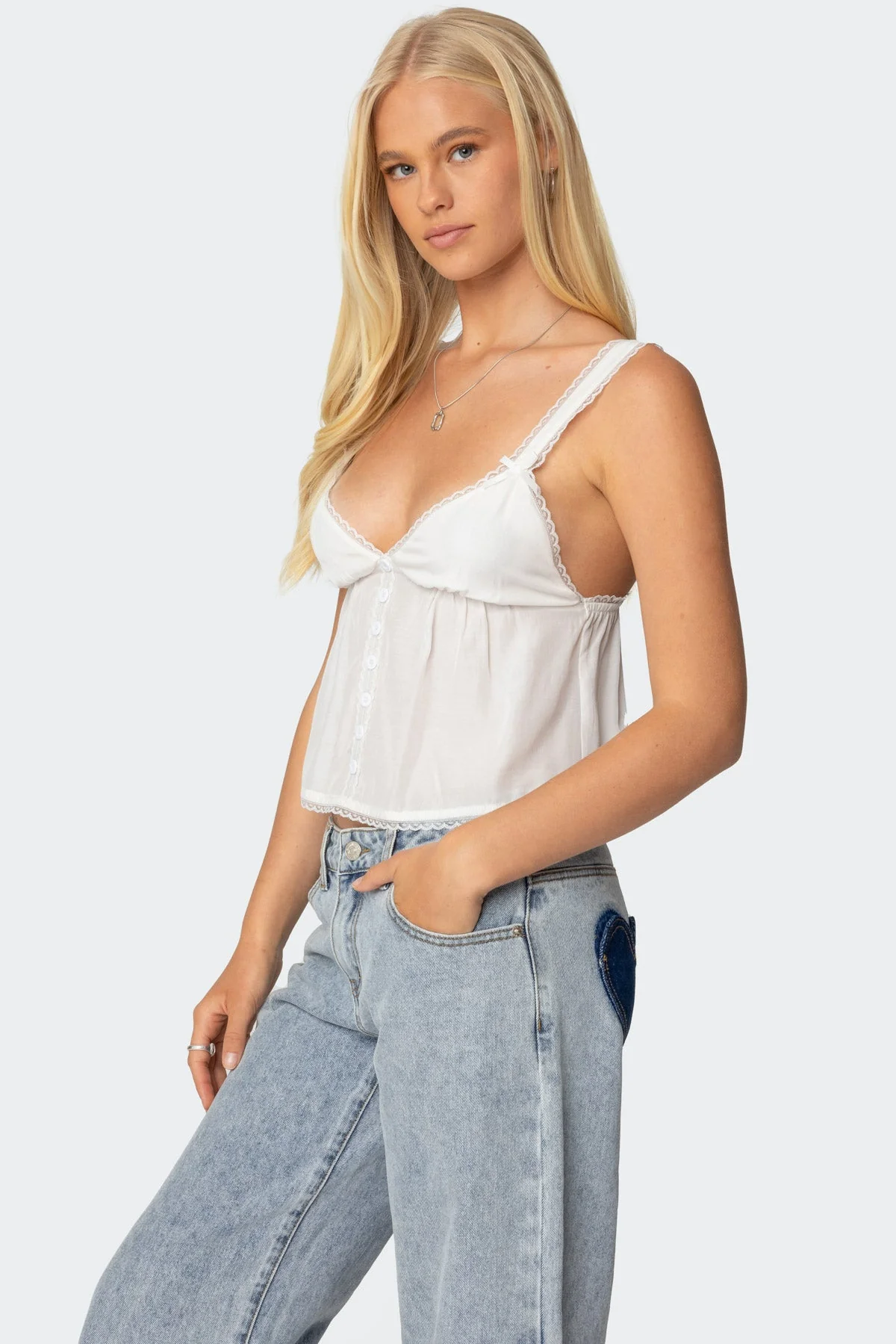 Andea Babydoll Tank Top - Image 3