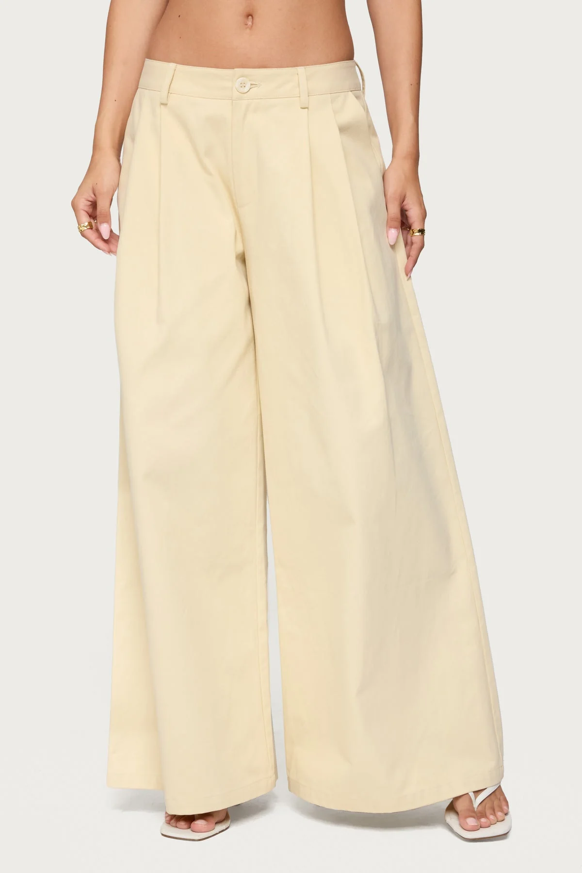 Lennon Ultra Wide Leg Trousers - Image 2