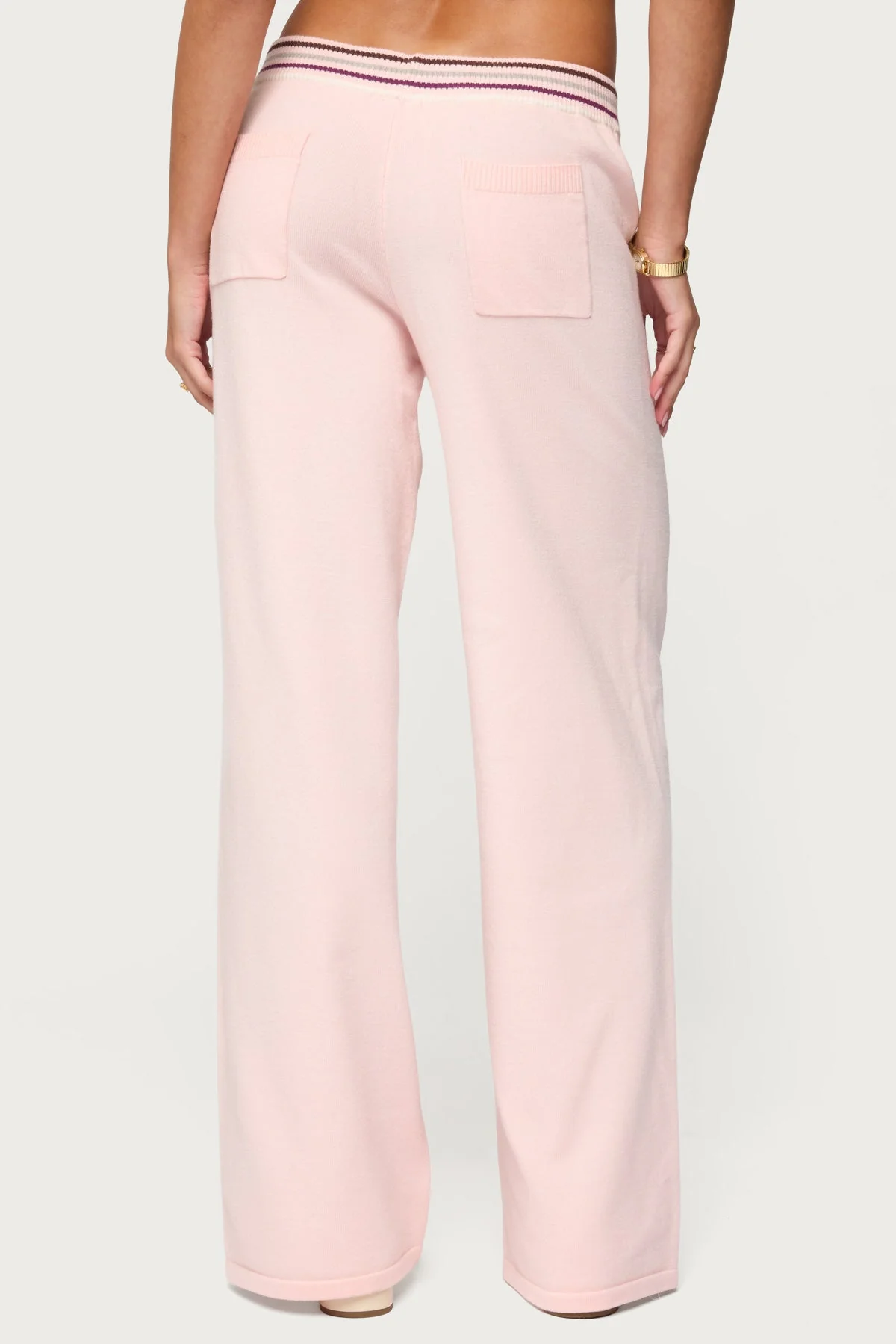 Miya Stripey Knit Trousers - Image 6