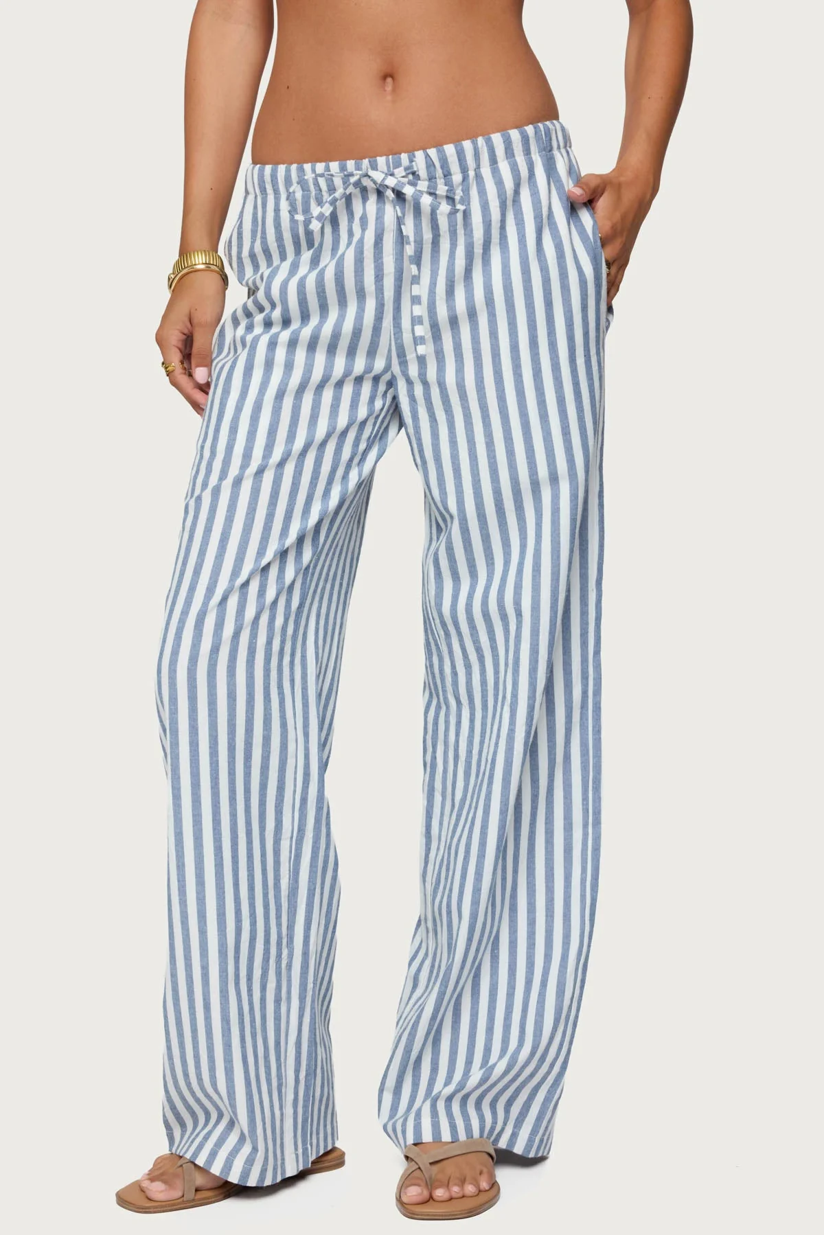 Macey Striped Trousers - Image 2