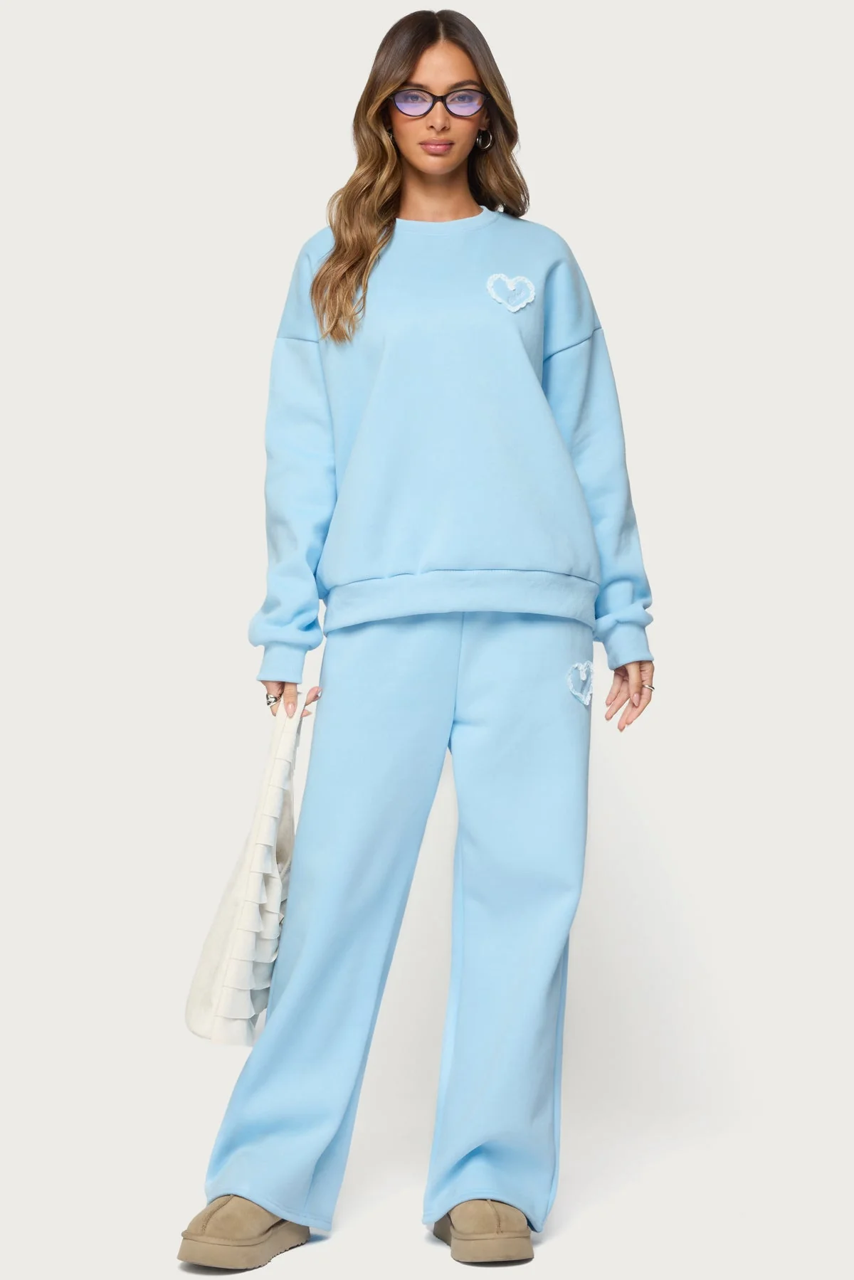 Love Edikted Wide Leg Joggers - Image 6