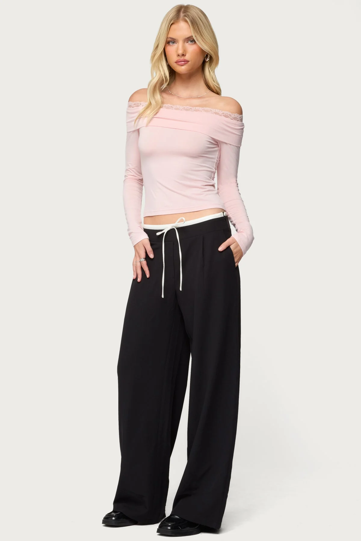 Janus Lacey Fold Over Top - Image 5