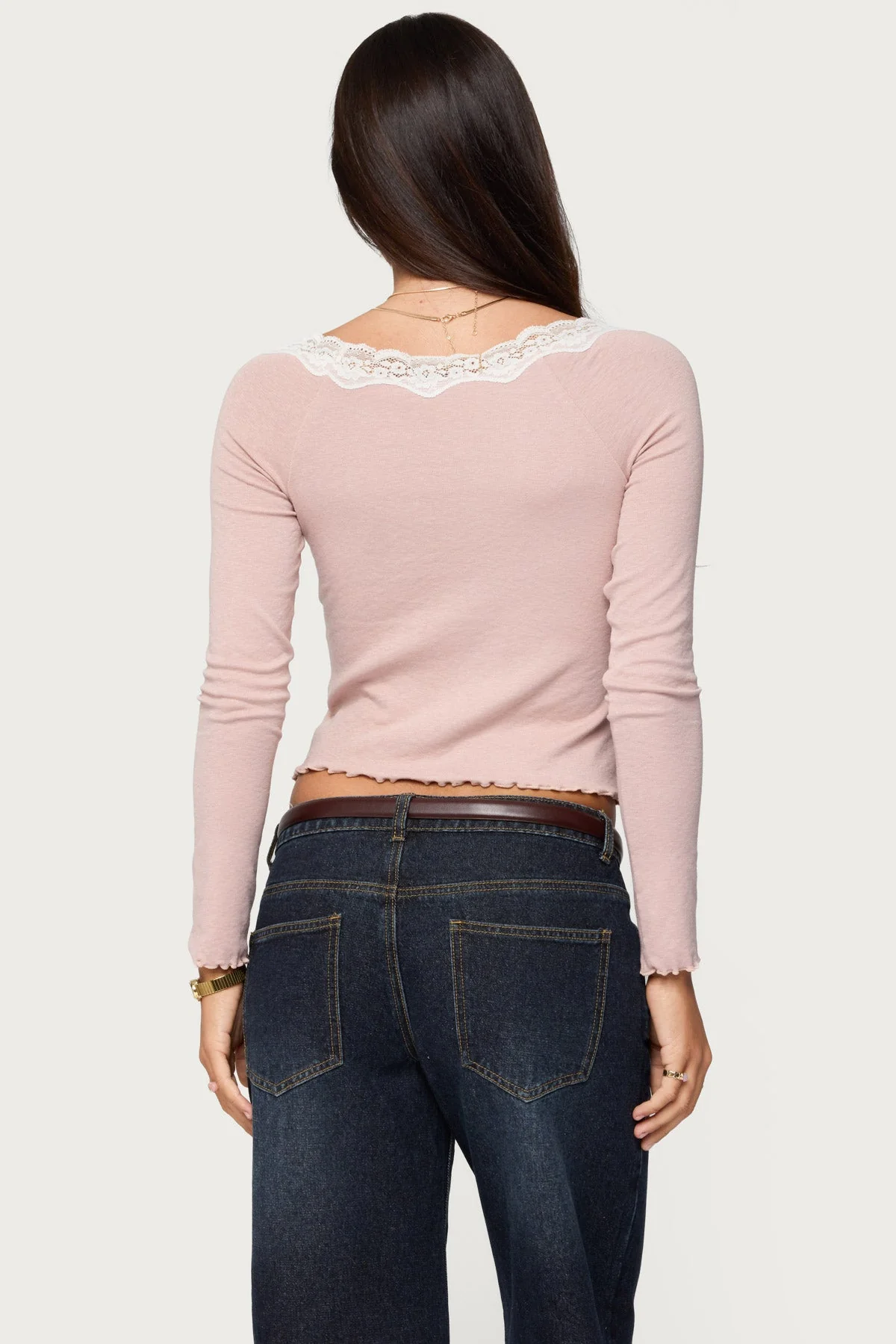 Emmery Lacey Boat Neck Top - Image 5