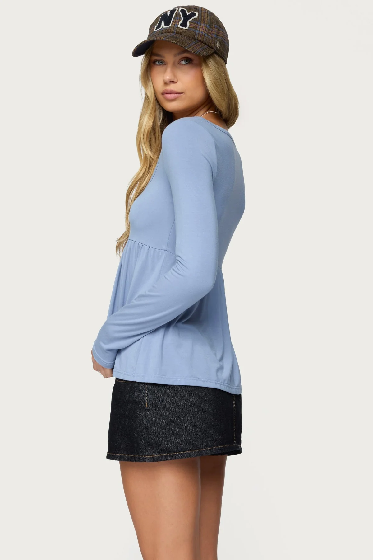 Lilla Henley Babydoll Top - Image 5