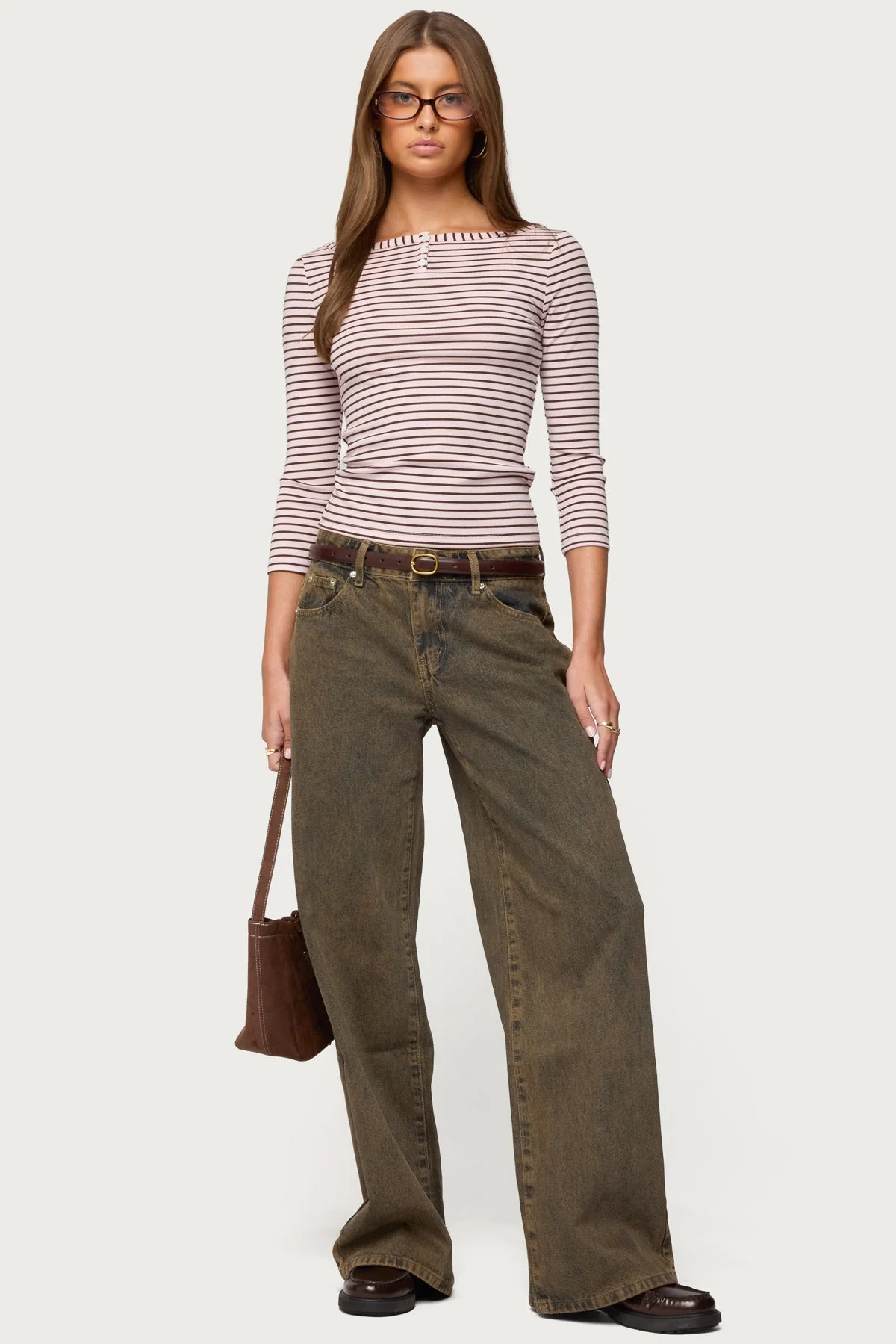 Avigyle Striped Boat Neck Top - Image 2