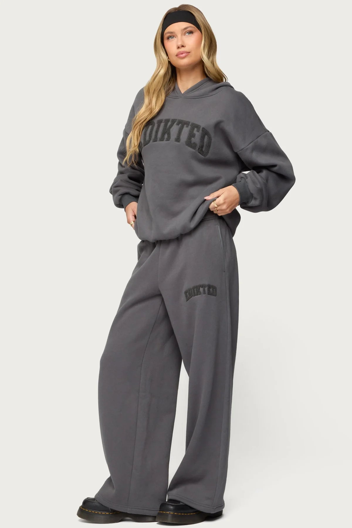 Edikted To You Wide Leg Joggers - Image 3