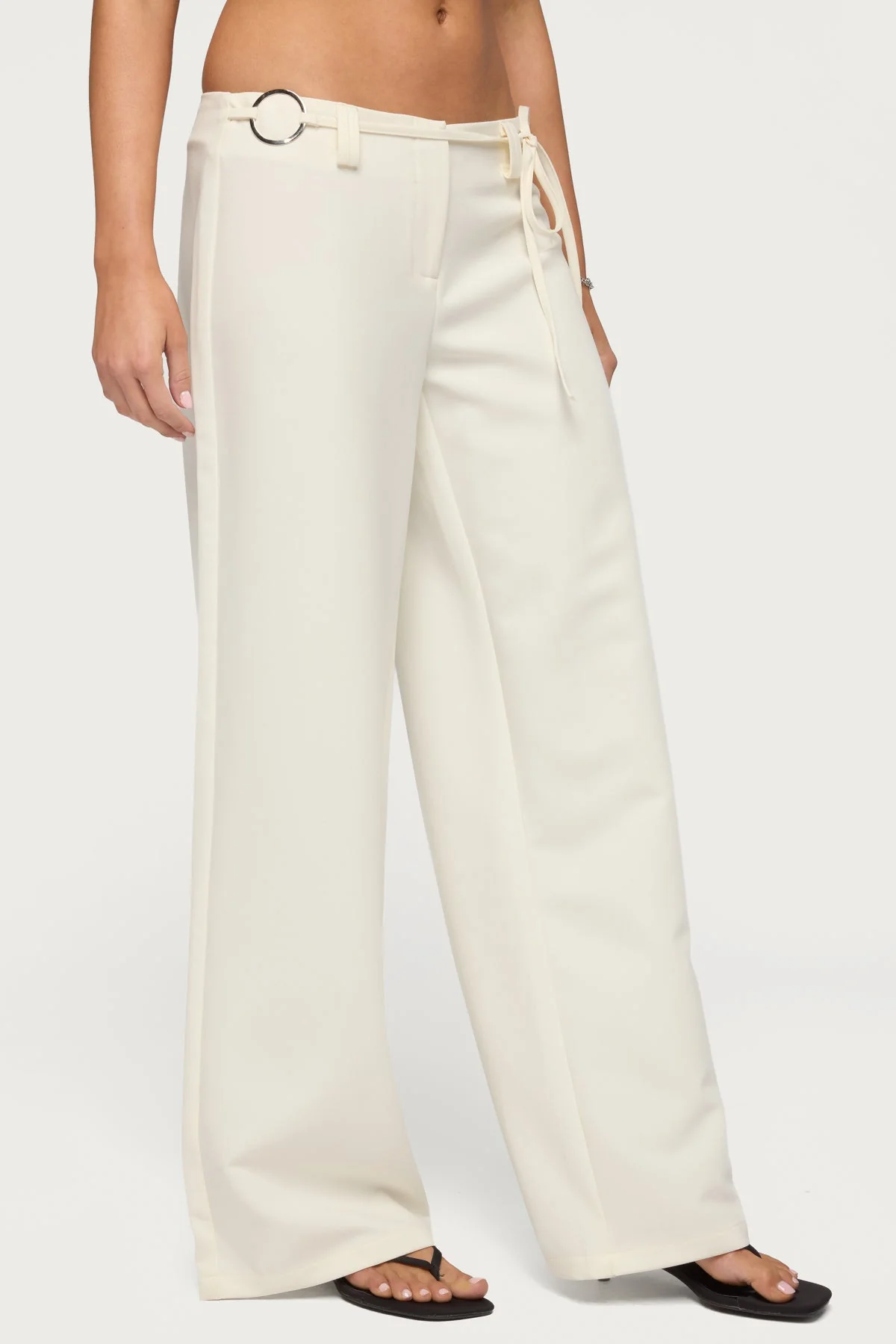 Raphael Tie Belt Trousers - Image 3