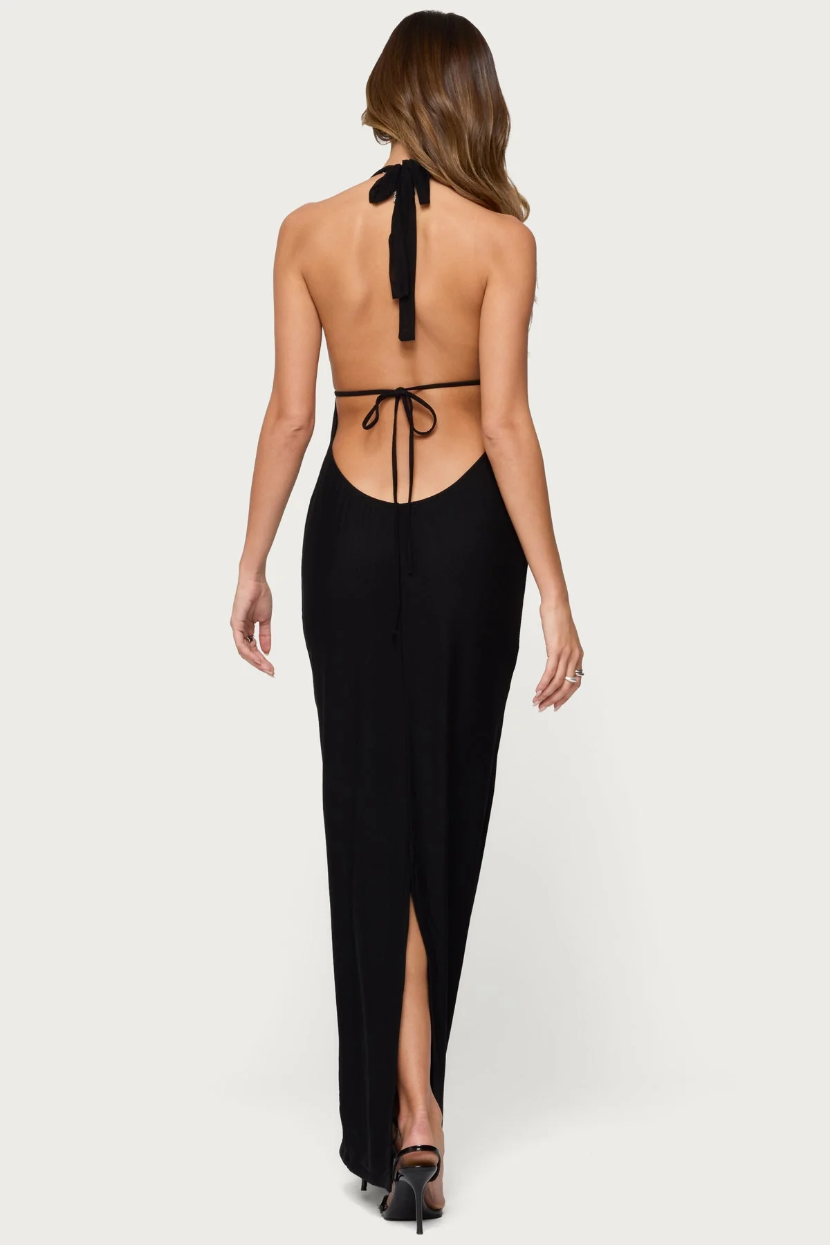 Laretta Cowl Neck Backless Maxi Dress - Image 2
