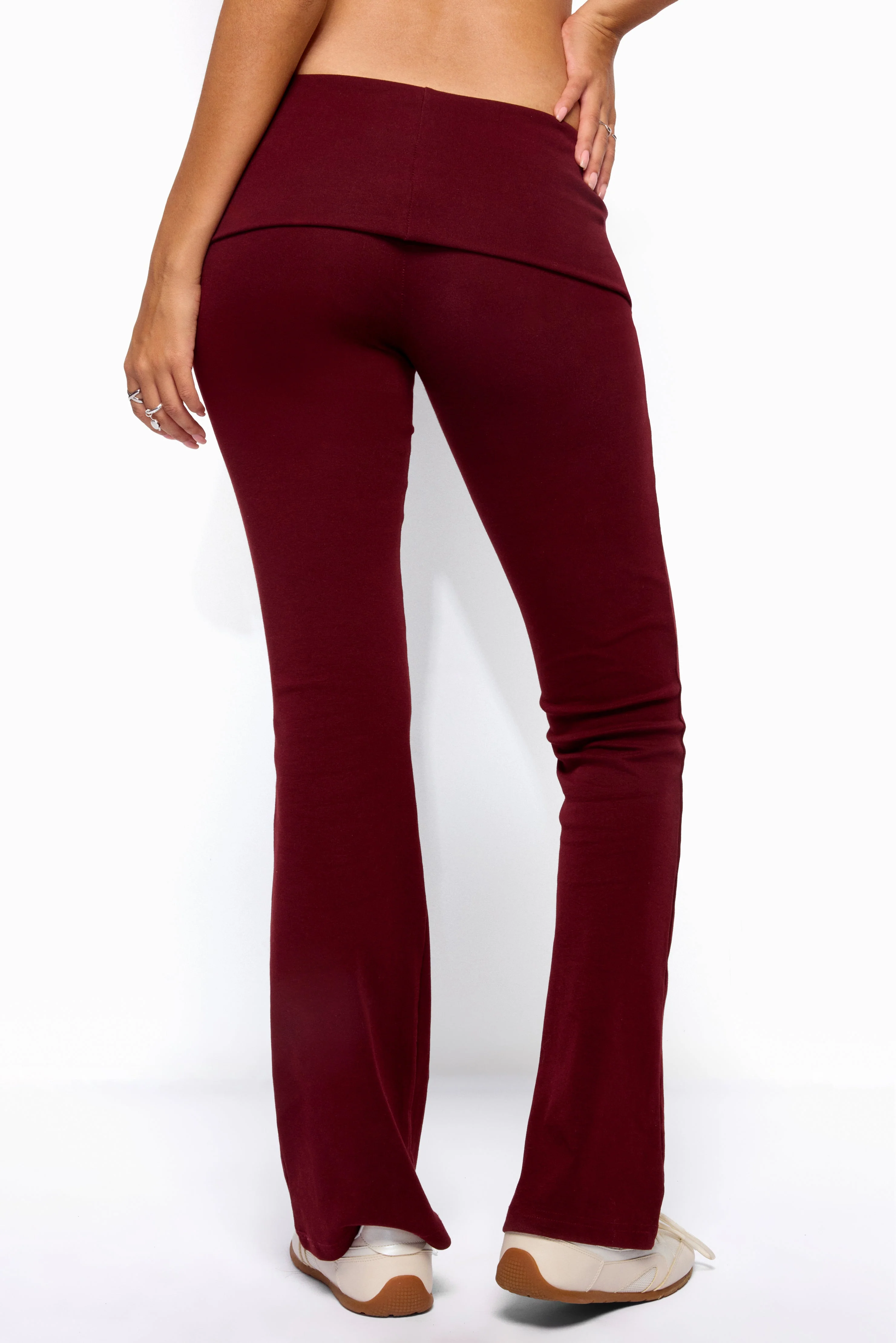 Ivanne Foldover Flared Trousers - Image 5