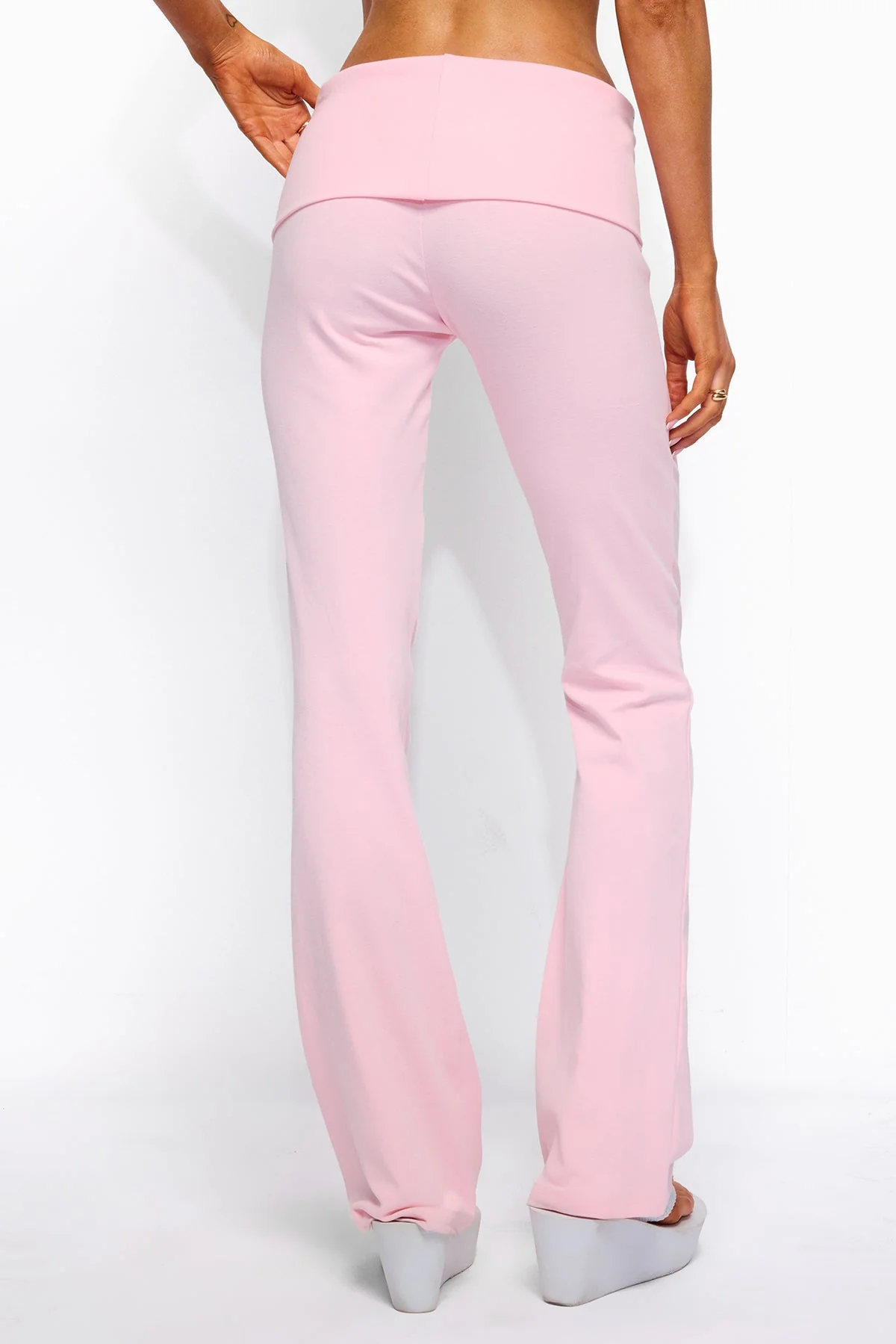 Ivanne Foldover Flared Trousers - Image 4