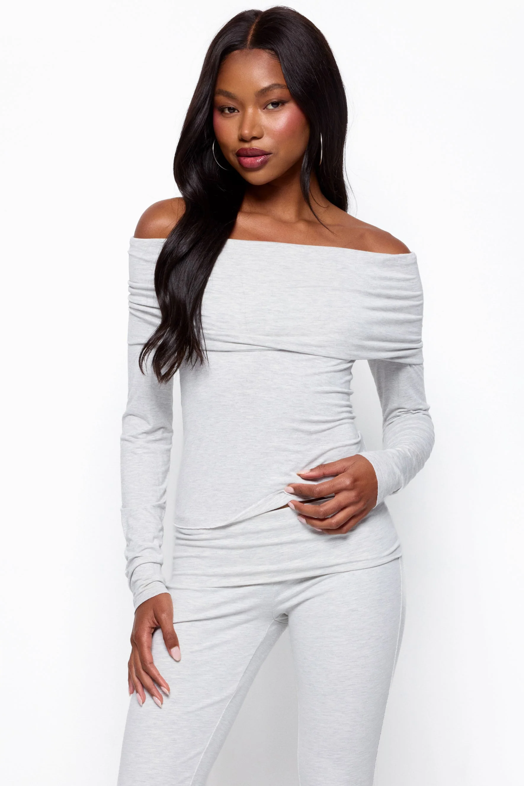 Habiba Foldover Off Shoulder Top - Image 4