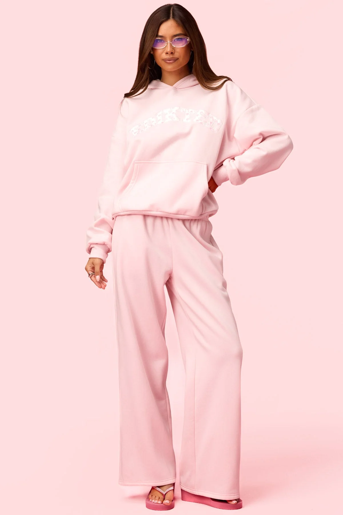 Edikted Hearts Barbie™ Oversized Hoodie - Image 5