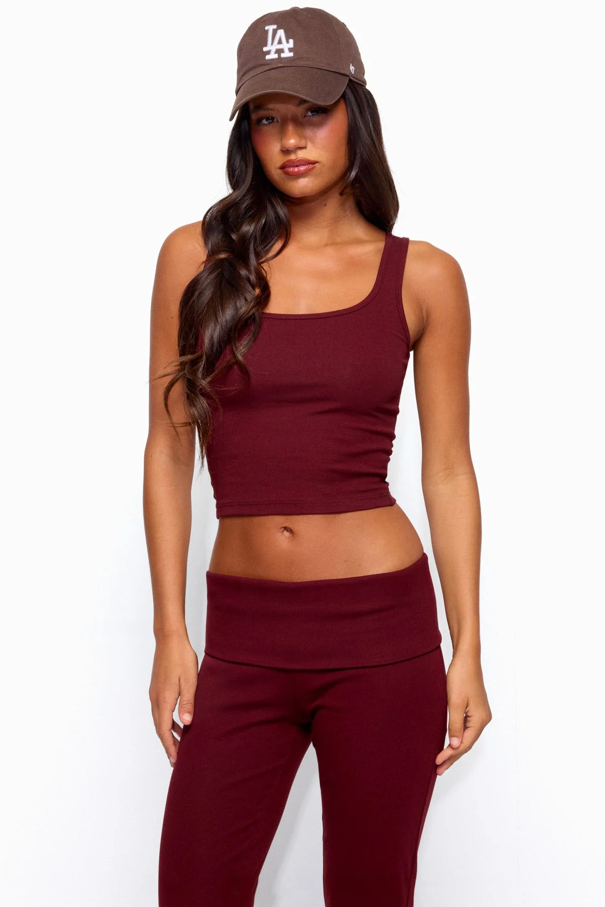 Linda Ribbed Scoop Neck Tank Top - Image 4