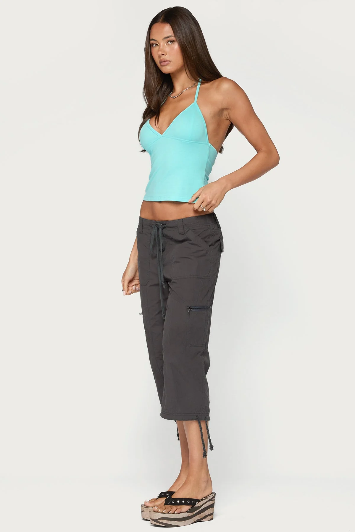 Noriah V Neck Halter Top - Image 4
