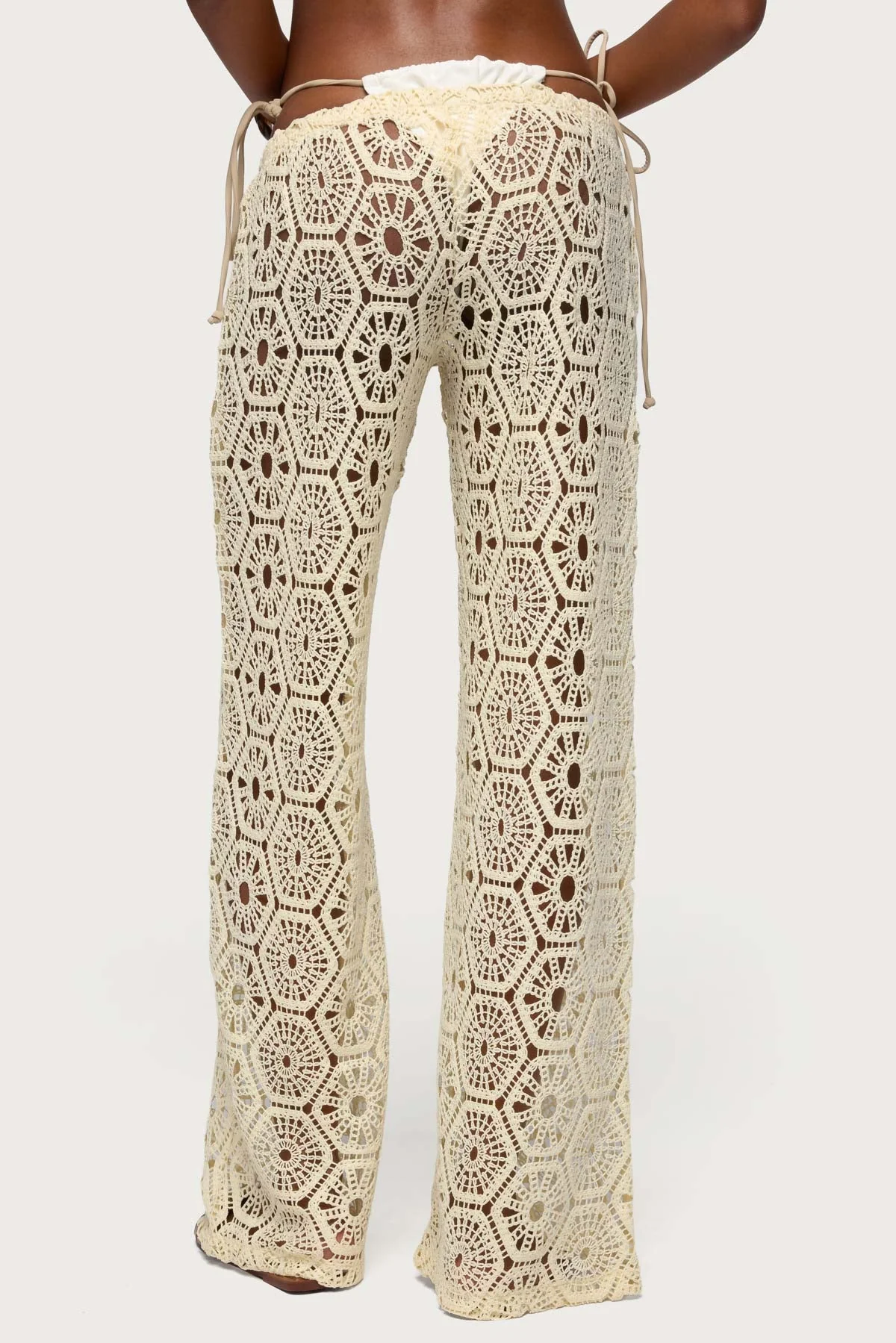 Amrita Baggy Crochet Trousers - Image 6