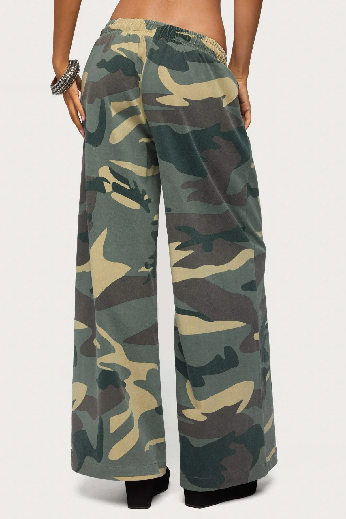 Allen Camo Wide Leg Joggers - Image 5