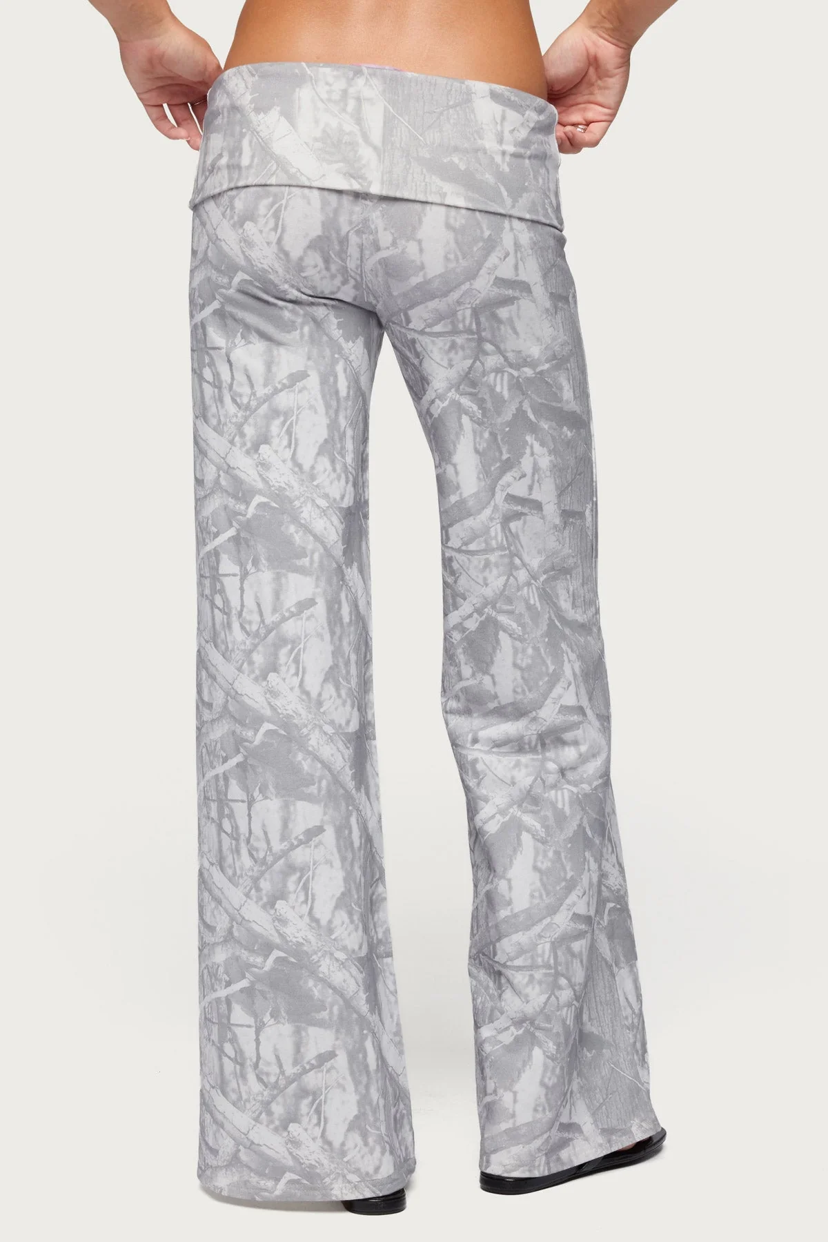 Cammy Wide Leg Foldover Trousers - Image 4