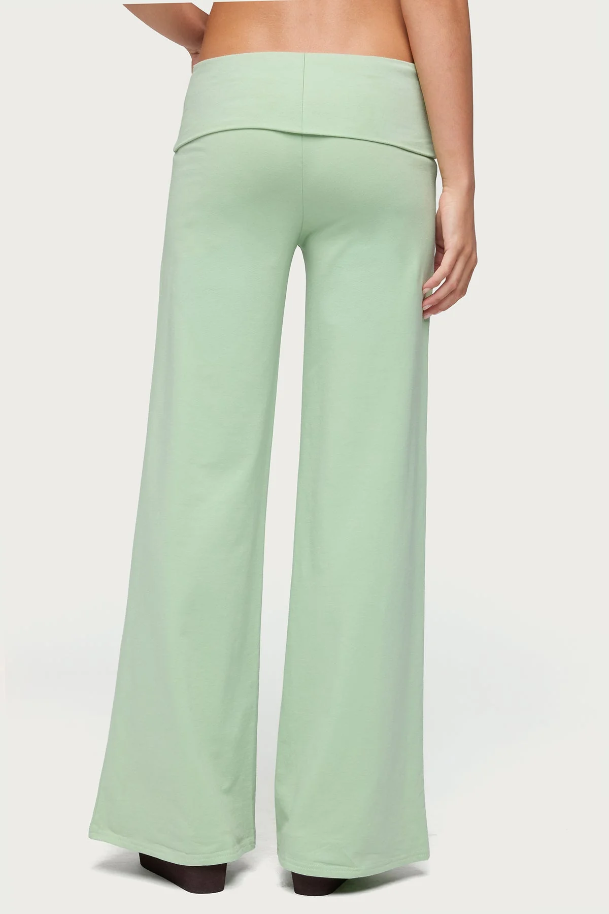 Cammy Wide Leg Foldover Trousers - Image 5