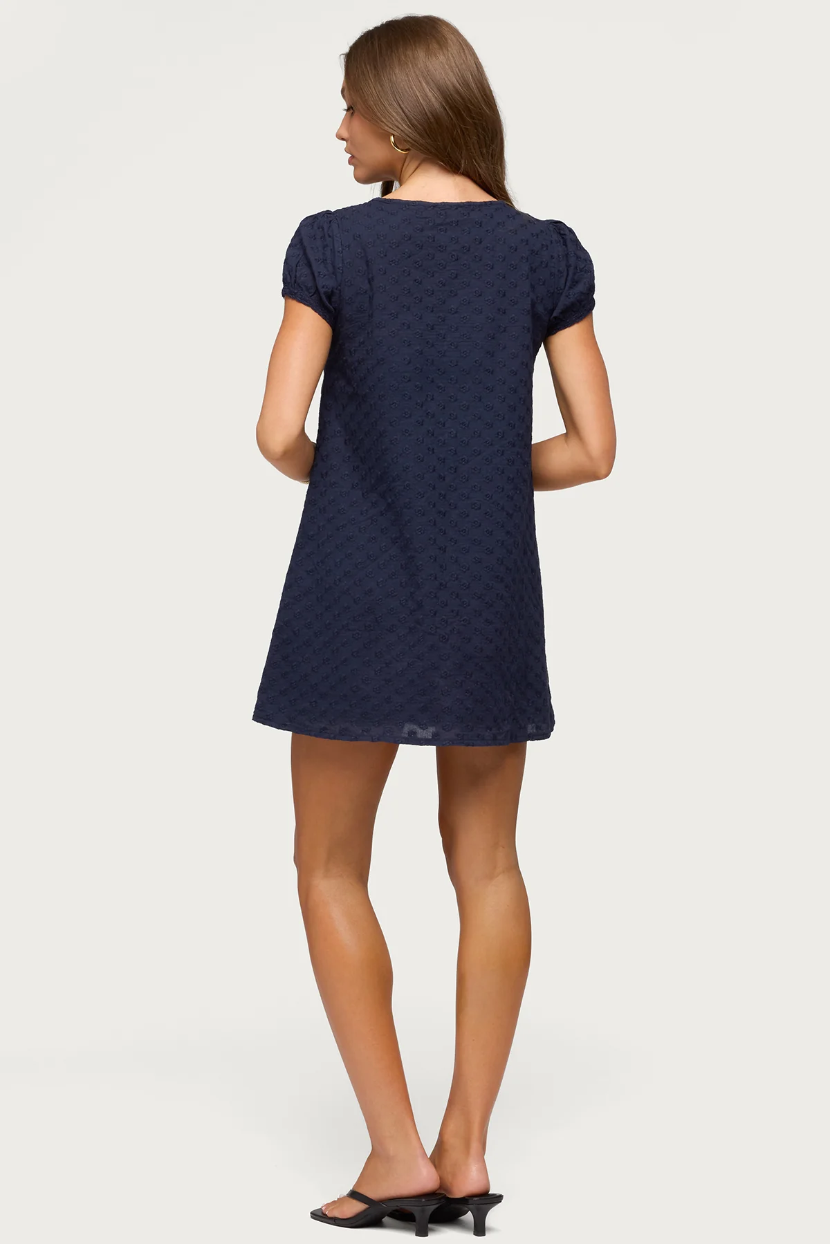 Mariella Lacey Eyelet Mini Dress - Image 5
